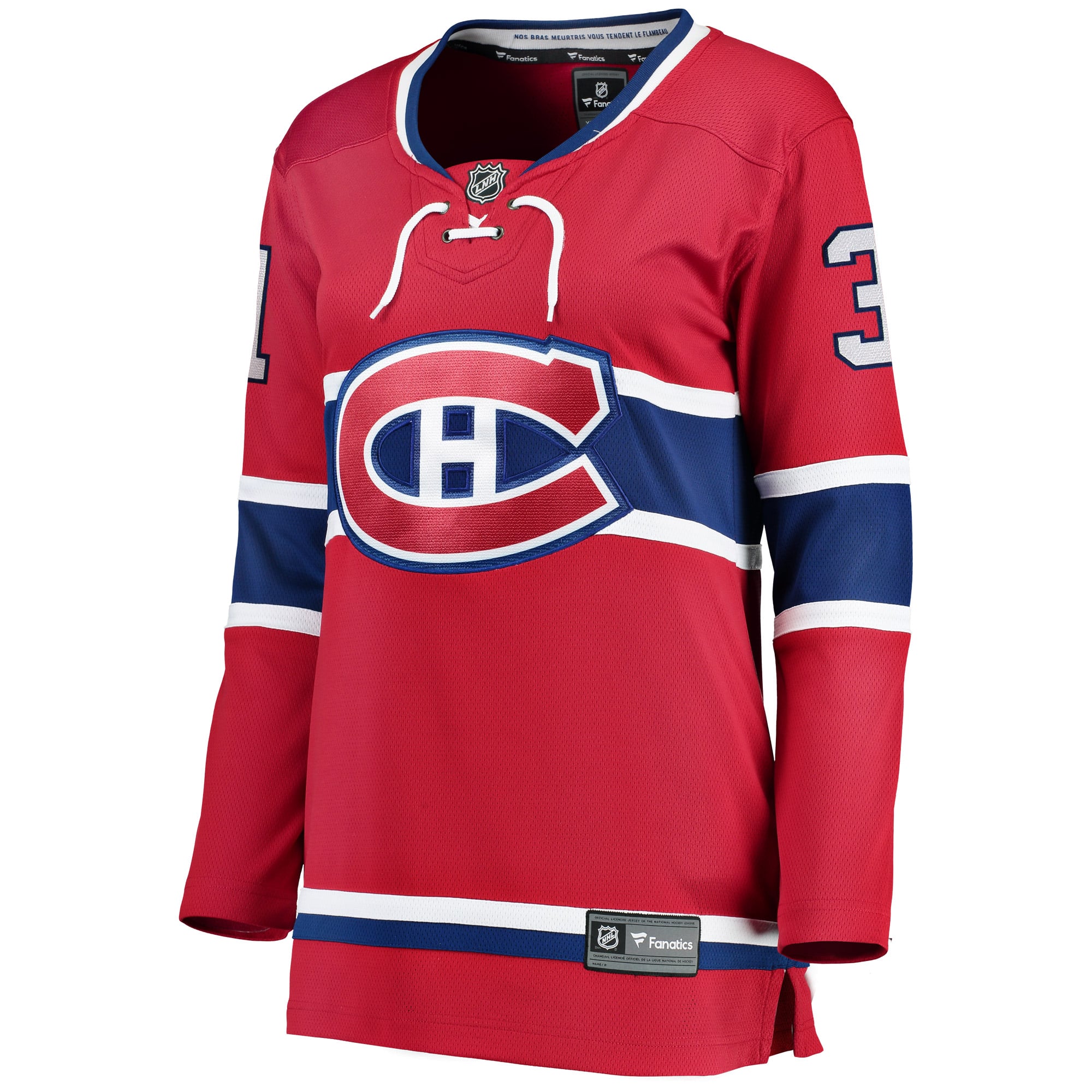 Carey Price Montreal Canadiens Women's Home Breakaway Jersey - Red - Image 3