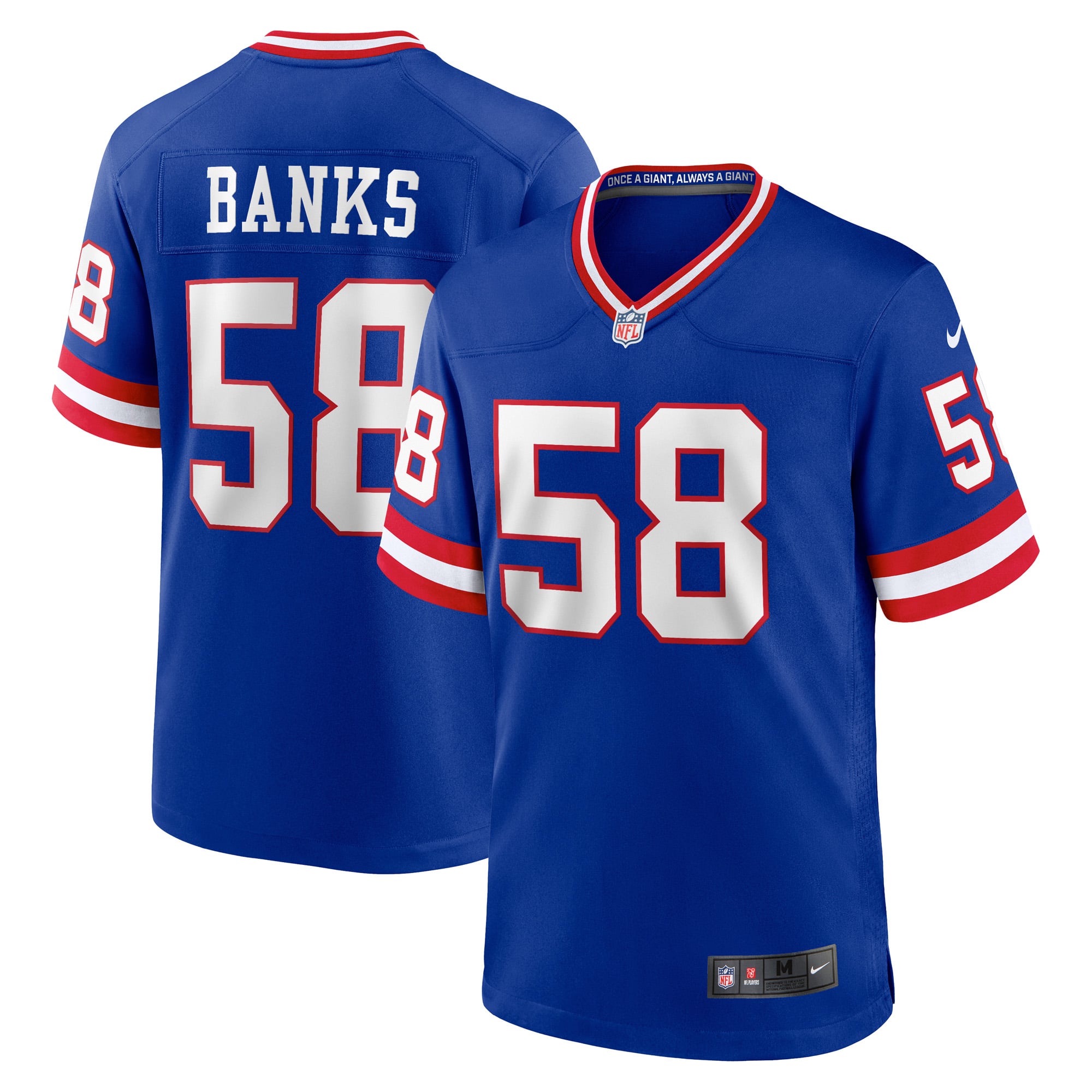 Carl Banks New York Giants Retired Player Alternate Game Jersey - Royal - Image 2