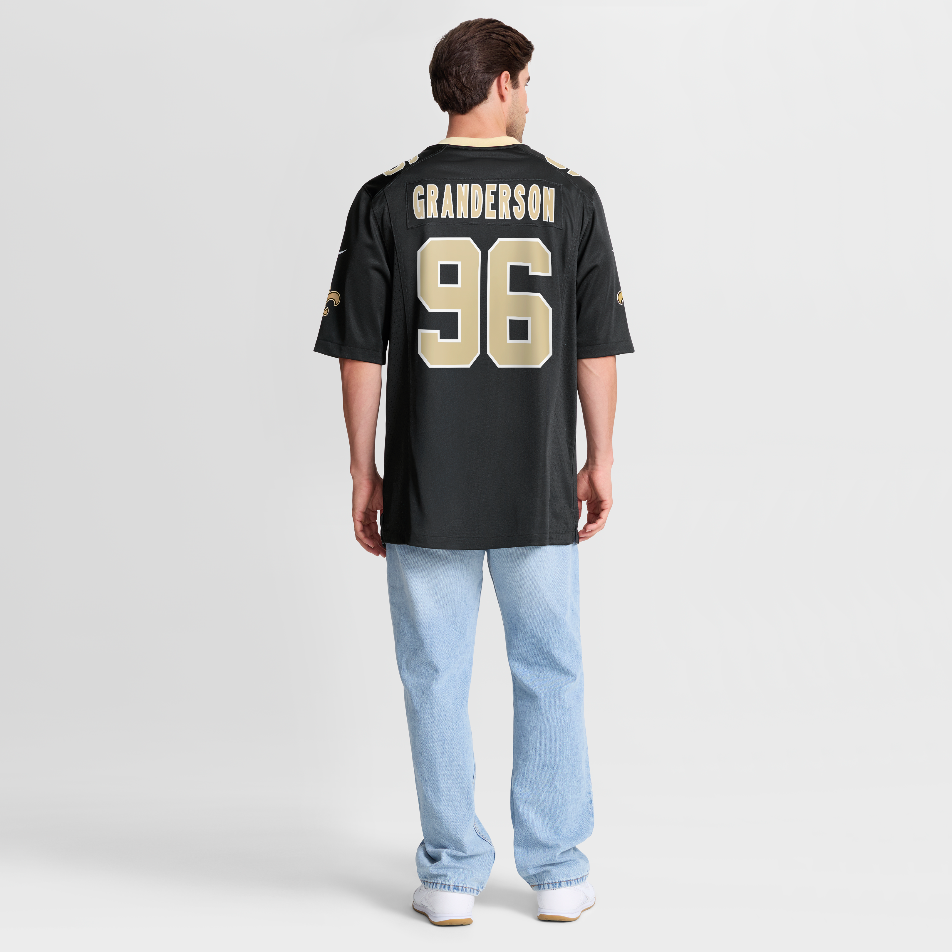 Carl Granderson New Orleans Saints Game Jersey - Black - Image 9