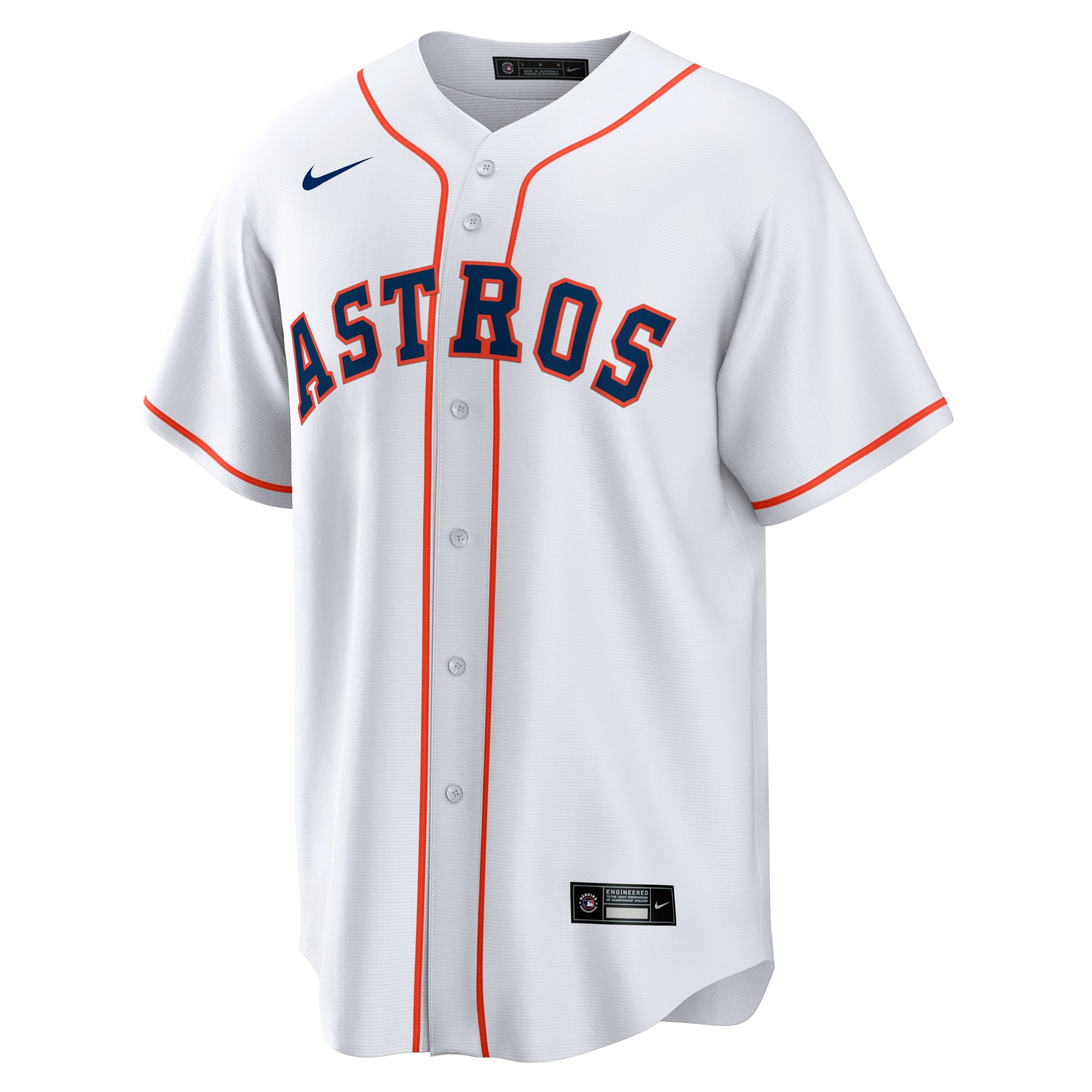 Carlos Correa Houston Astros Home Jersey - White - Image 3