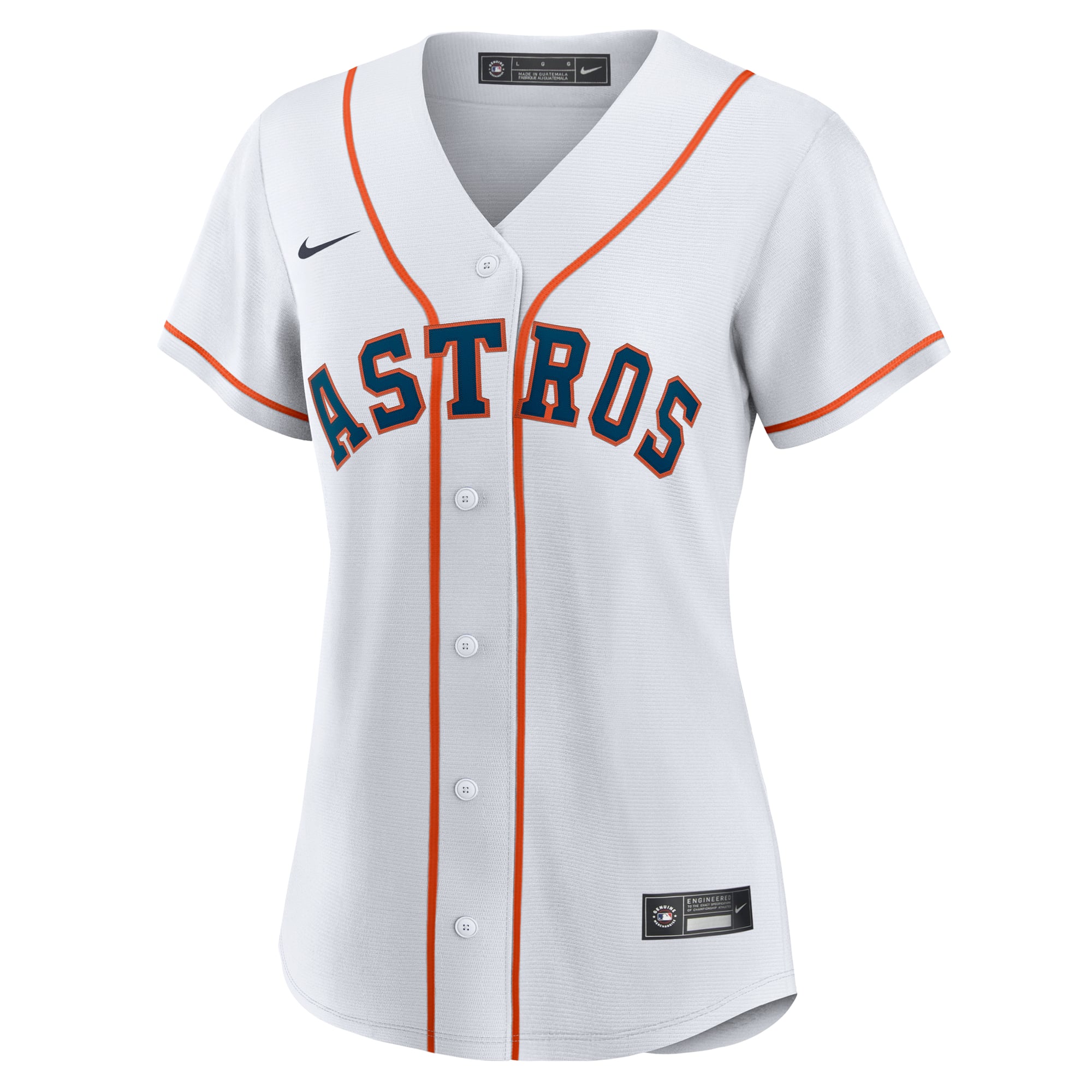 Carlos Correa Houston Astros Women's Home Jersey - White - Image 3