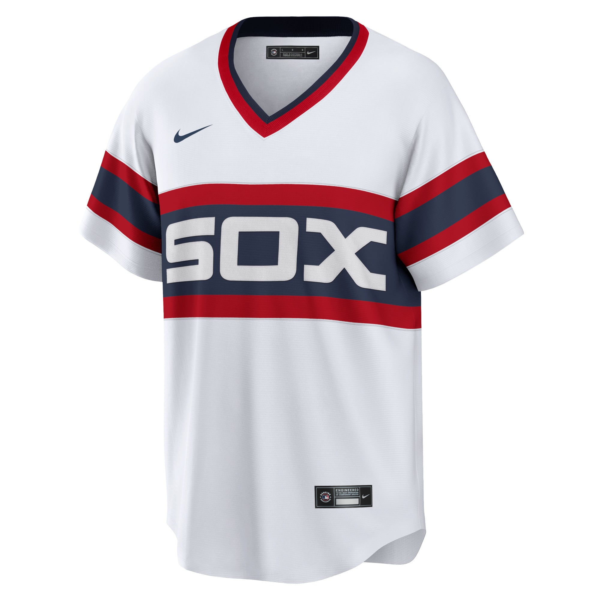 Carlton Fisk Chicago White Sox Home Cooperstown Collection Team Player Jersey - White - Image 3
