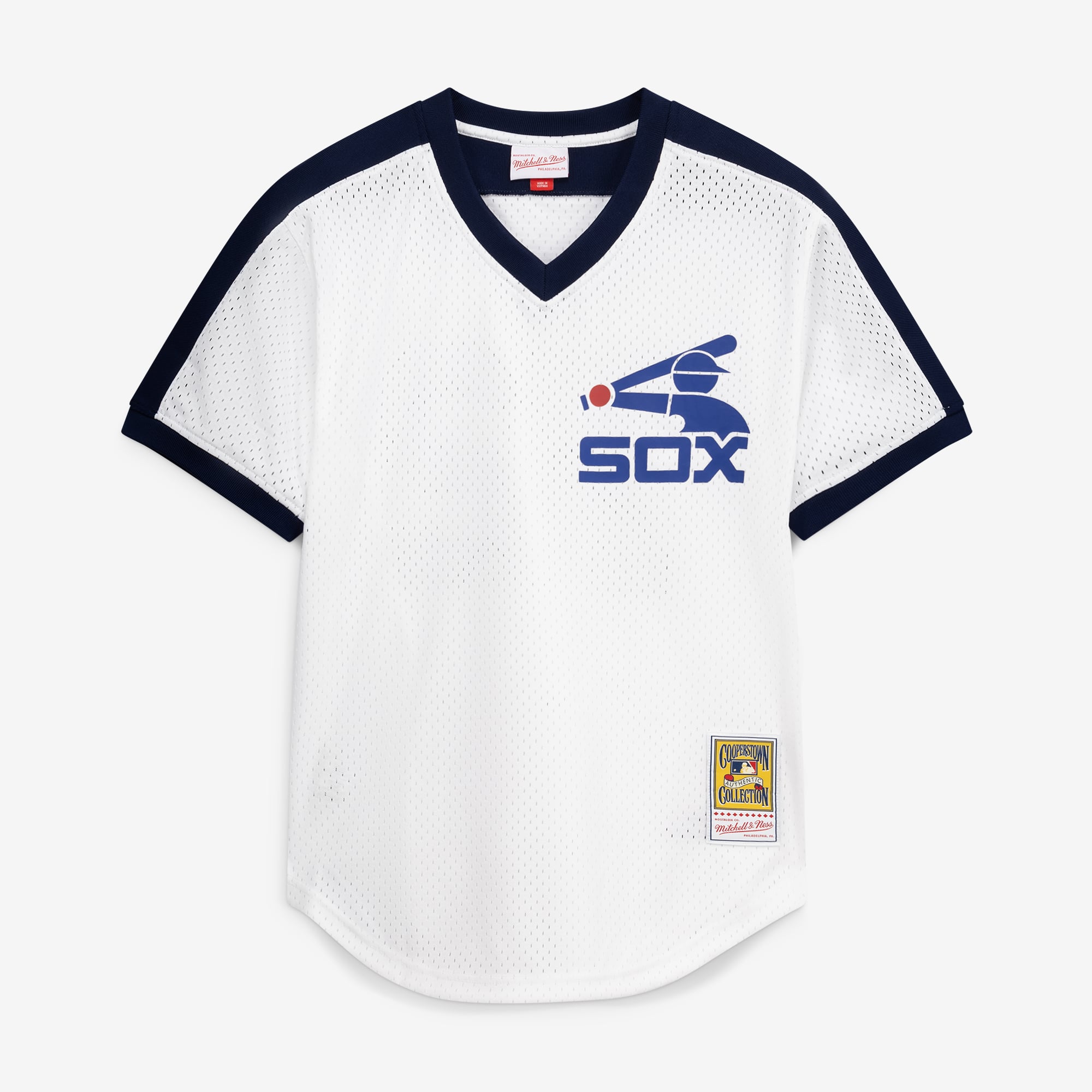Carlton Fisk Chicago White Sox Batting Practice Jersey - White - Image 3