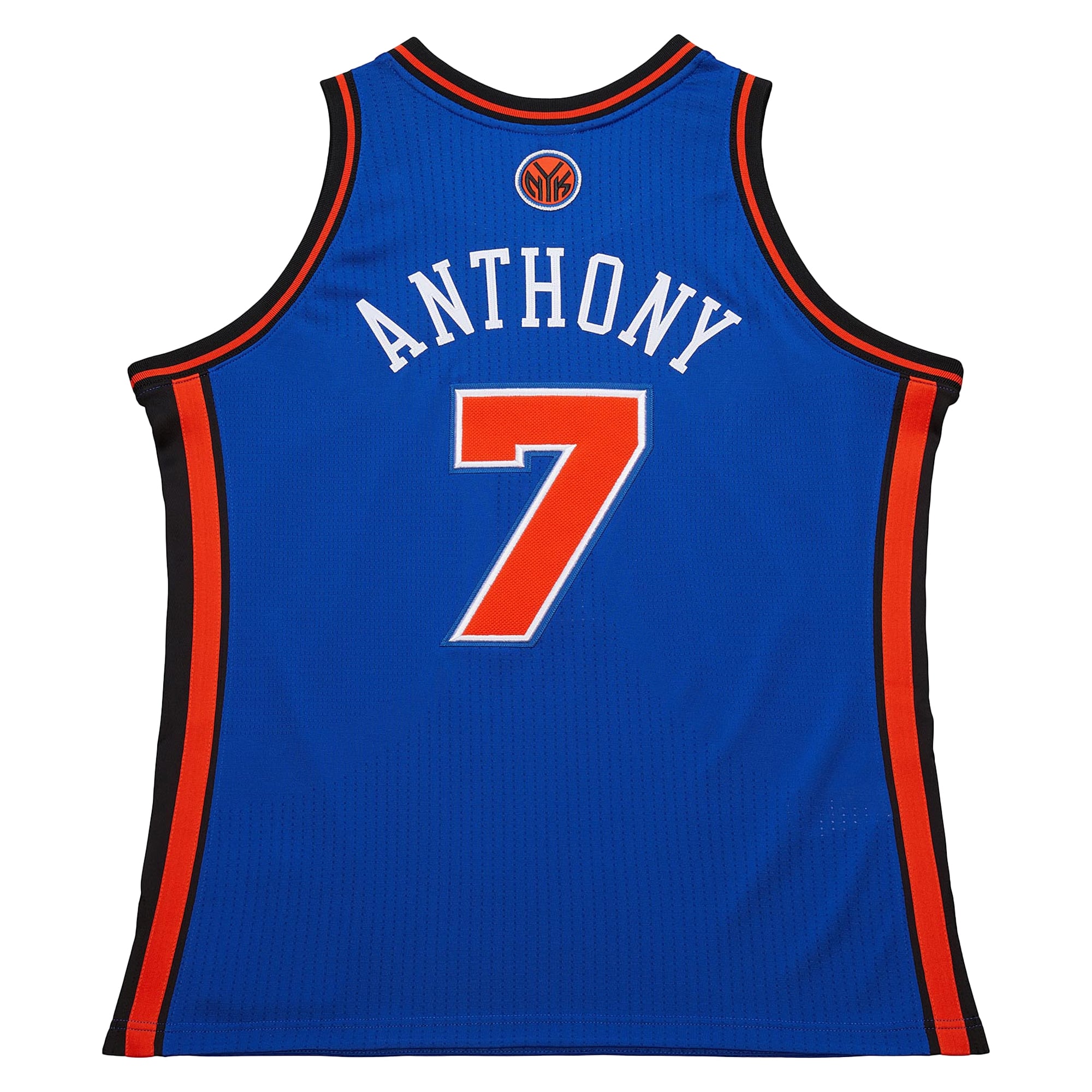 Carmelo Anthony New York Knicks 2010/11 Hardwood Classics Jersey - Blue - Image 4