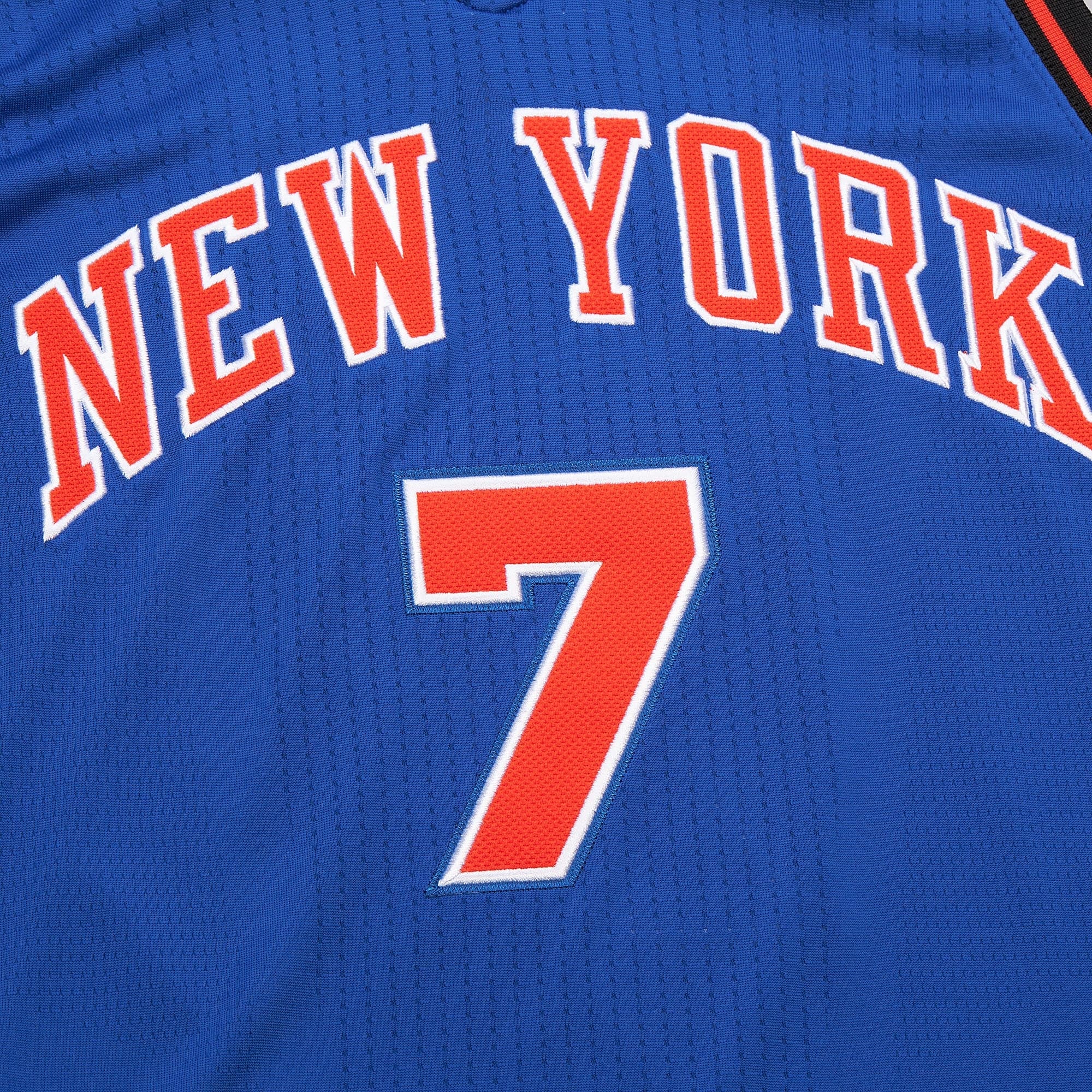 Carmelo Anthony New York Knicks 2010/11 Hardwood Classics Jersey - Blue - Image 5