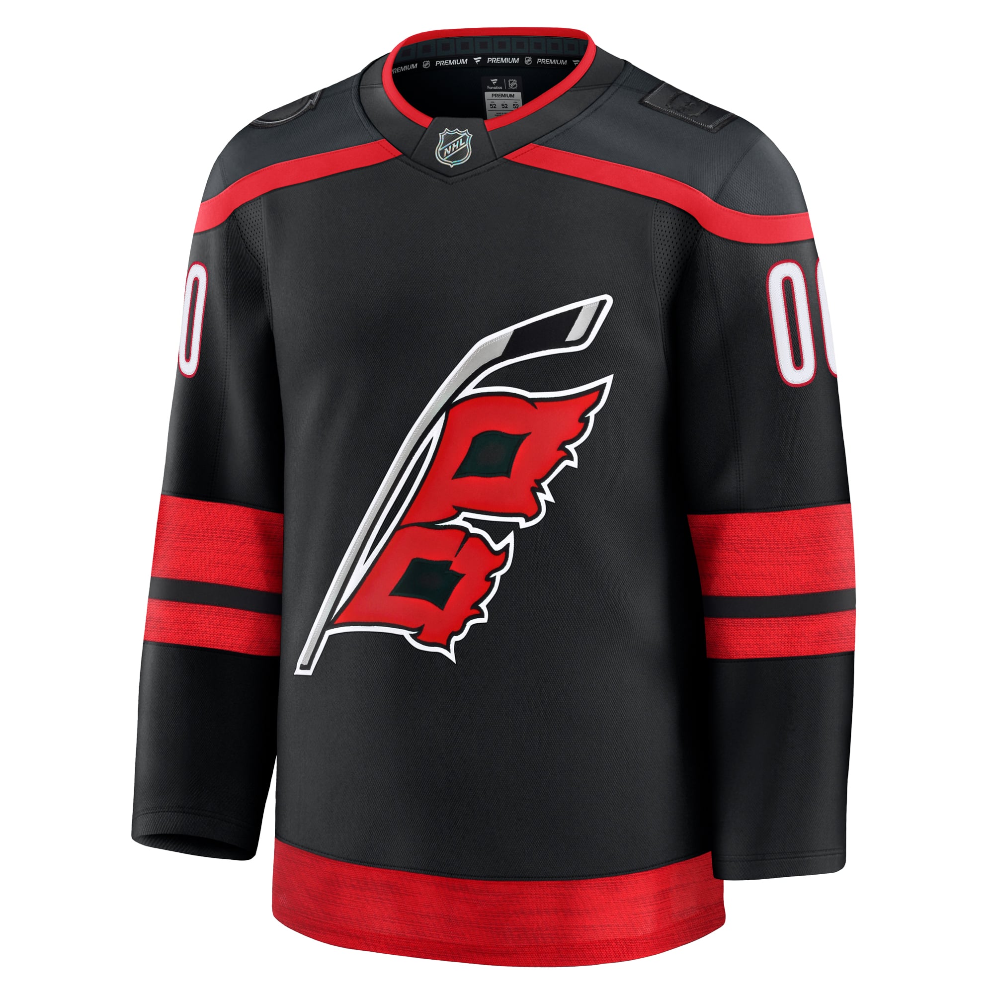 Carolina Hurricanes Alternate Premium Custom Jersey - Black - Image 3