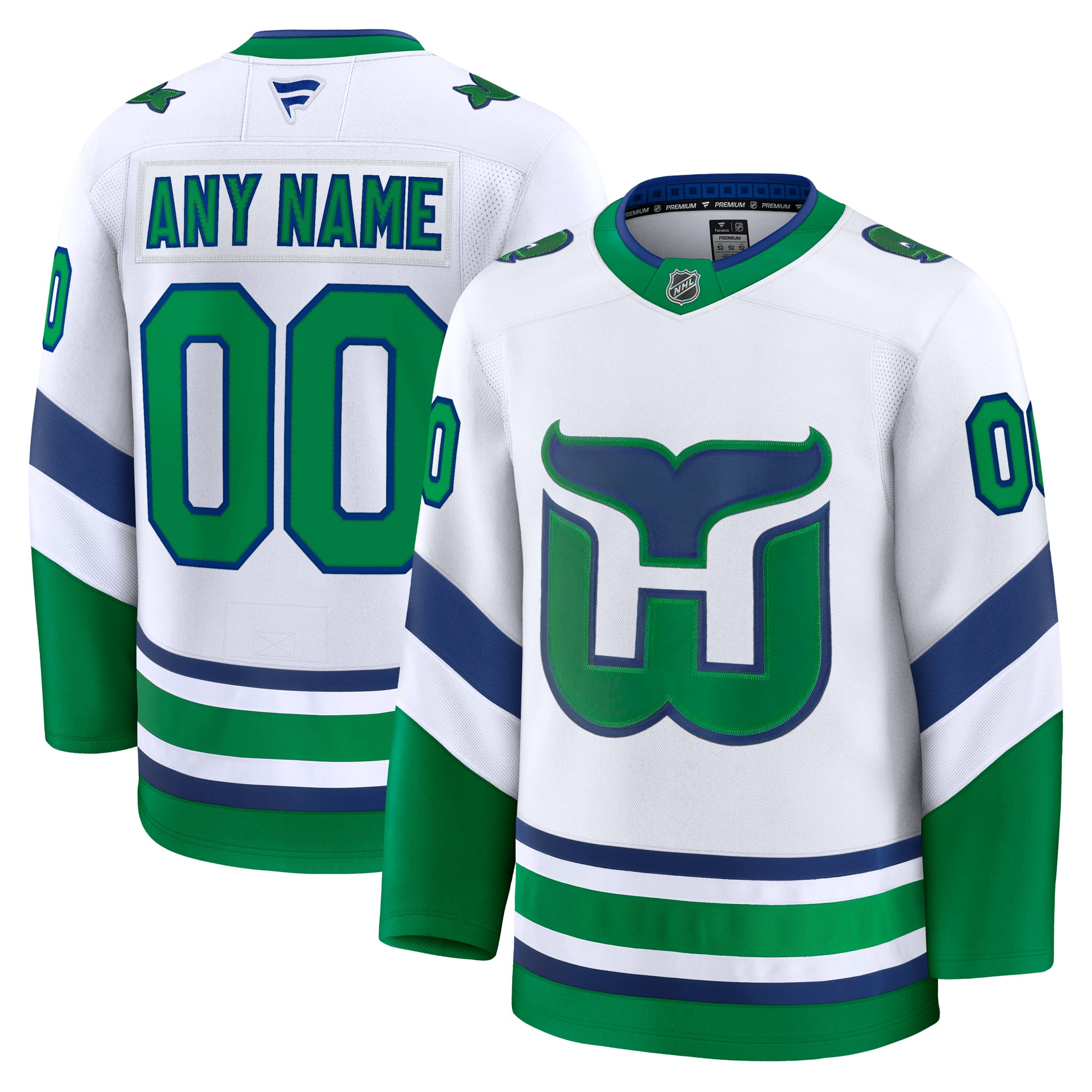 Carolina Hurricanes Alternate Premium Custom Jersey - White - Image 2