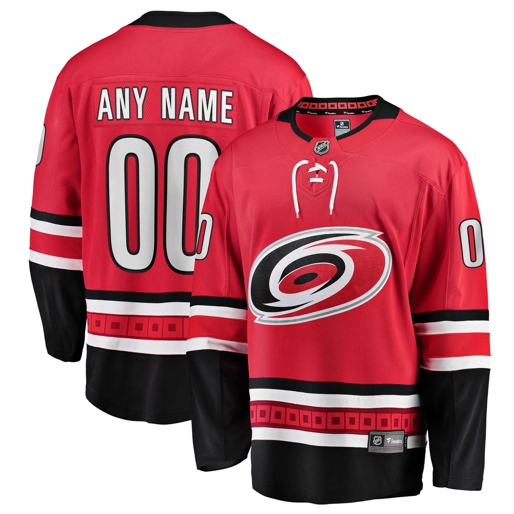 Carolina Hurricanes Home Breakaway Custom Jersey - Red