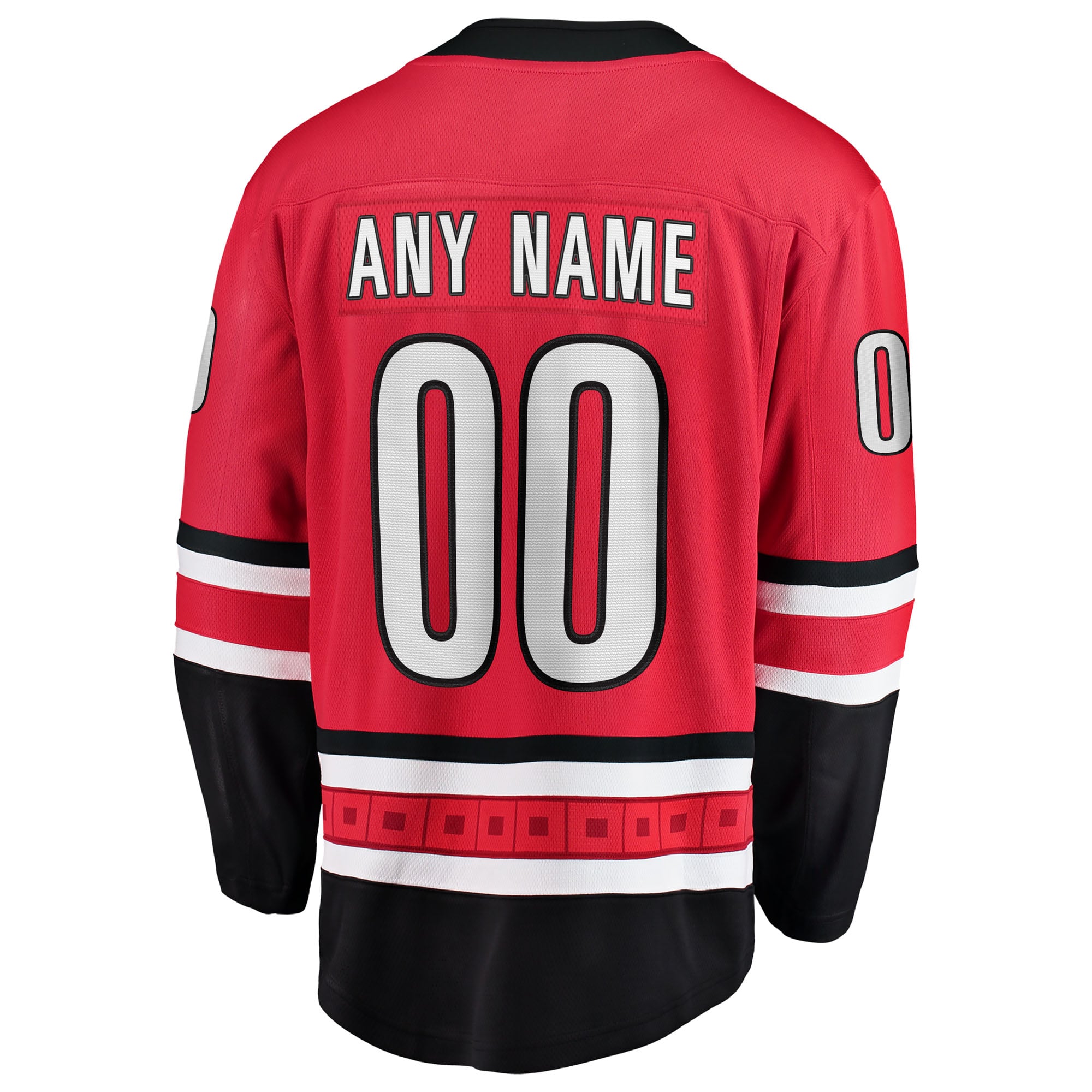 Carolina Hurricanes Home Breakaway Custom Jersey - Red - Image 4