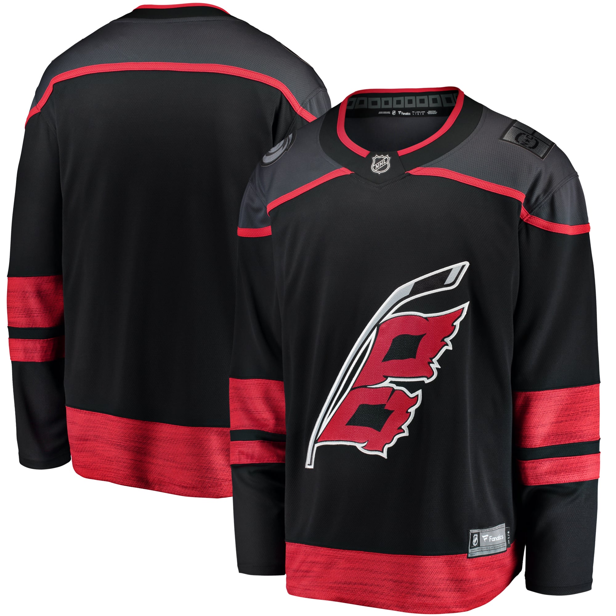 Carolina Hurricanes Home Breakaway Jersey - Black - Image 2