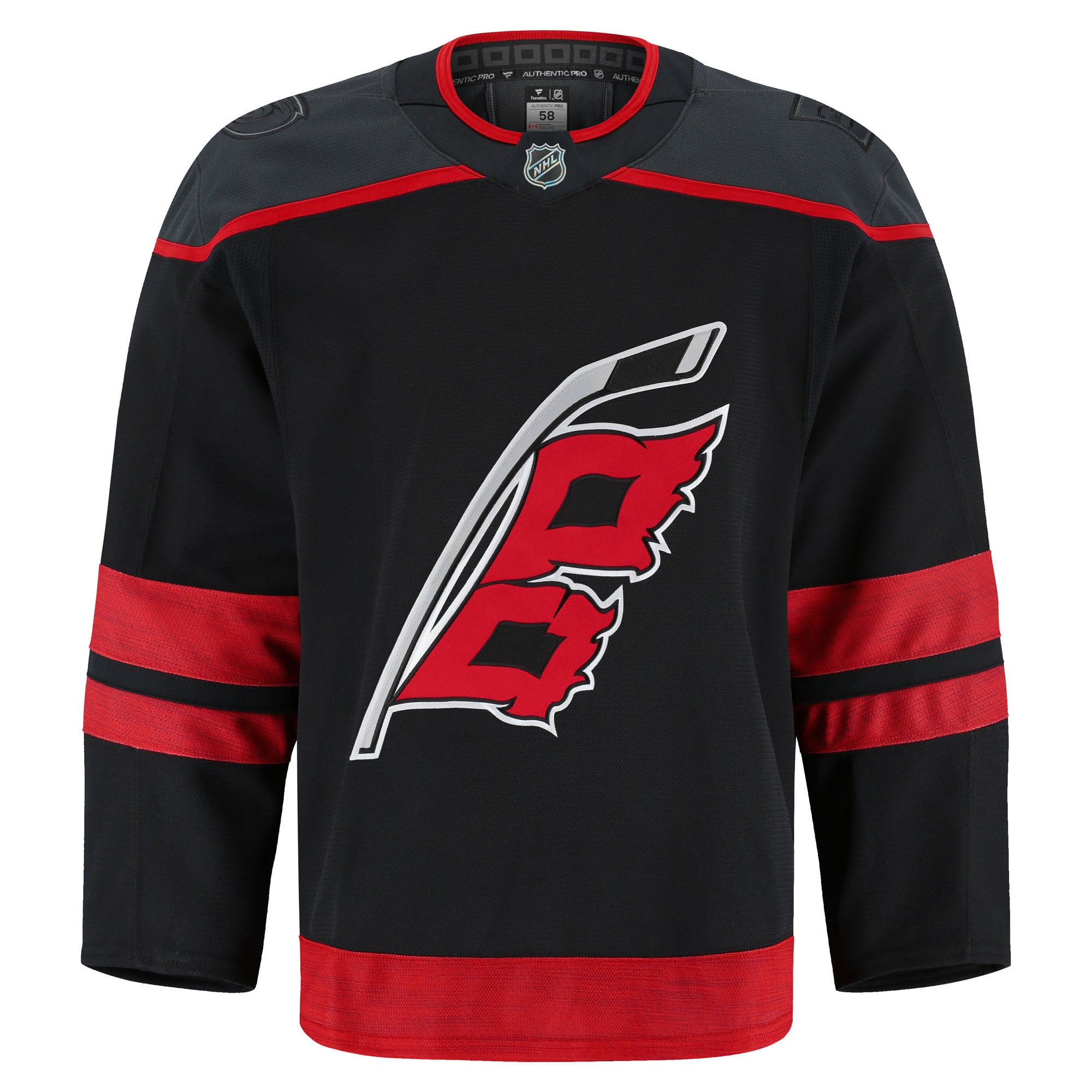 Carolina Hurricanes Home Pro Jersey - Black - Image 3