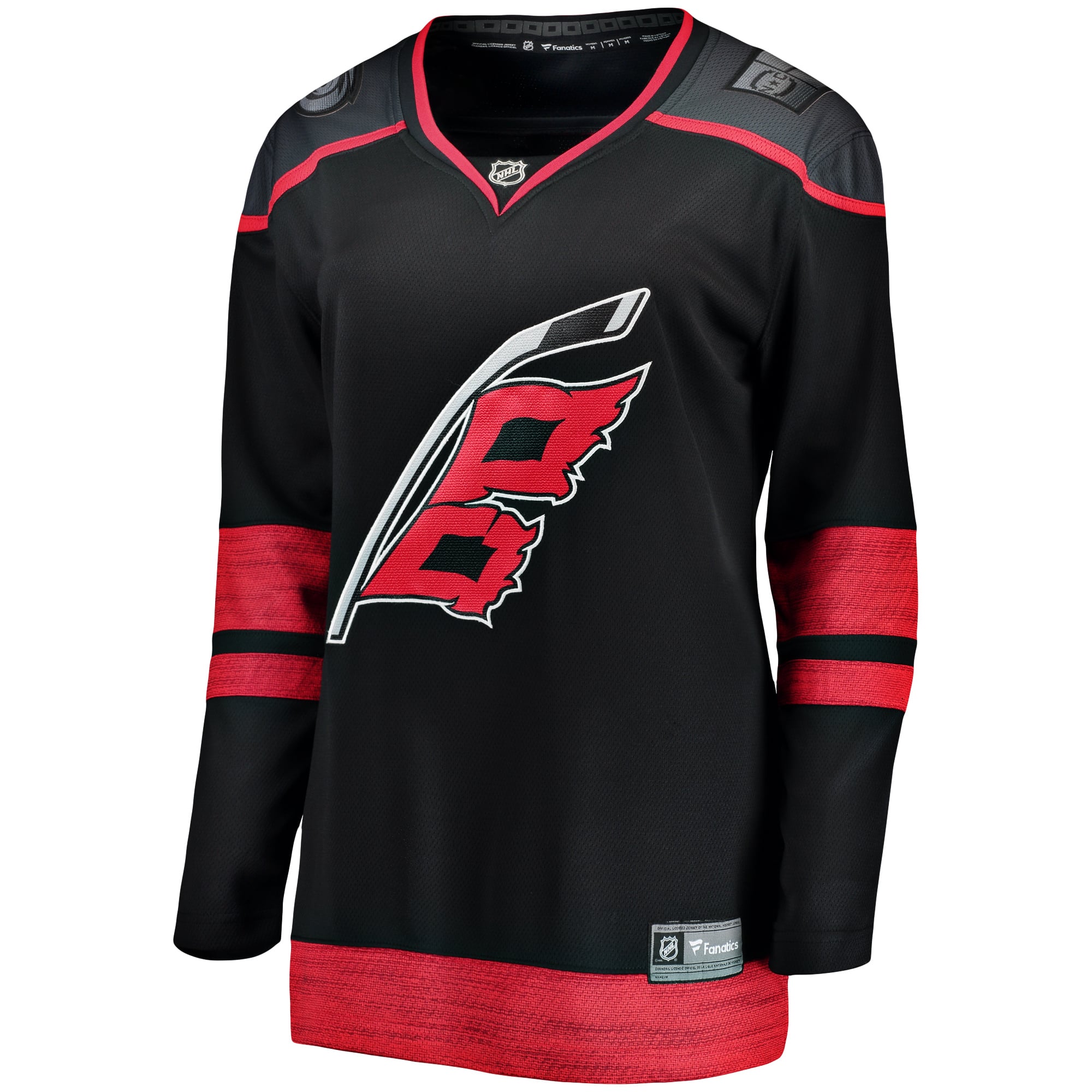 Carolina Hurricanes Women's Home Breakaway Jersey - Black - Image 3