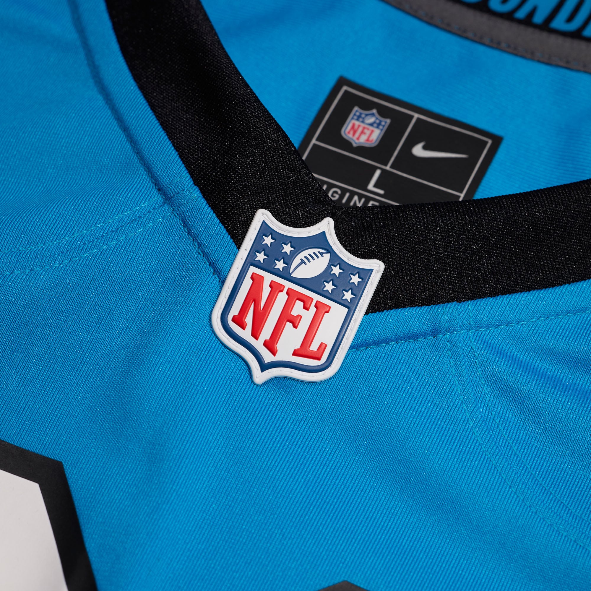 Carolina Panthers Alternate Custom Game Jersey - Blue - Image 5
