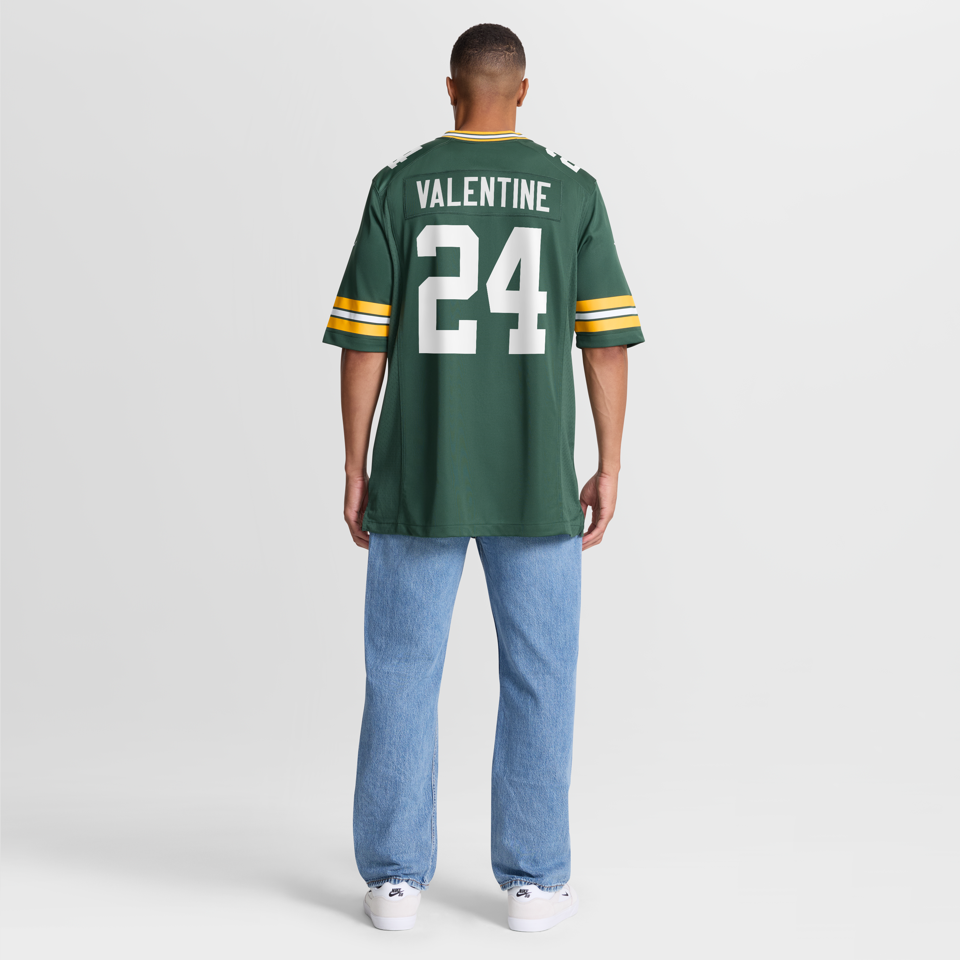 Carrington Valentine Green Bay Packers Game Jersey - Green - Image 9