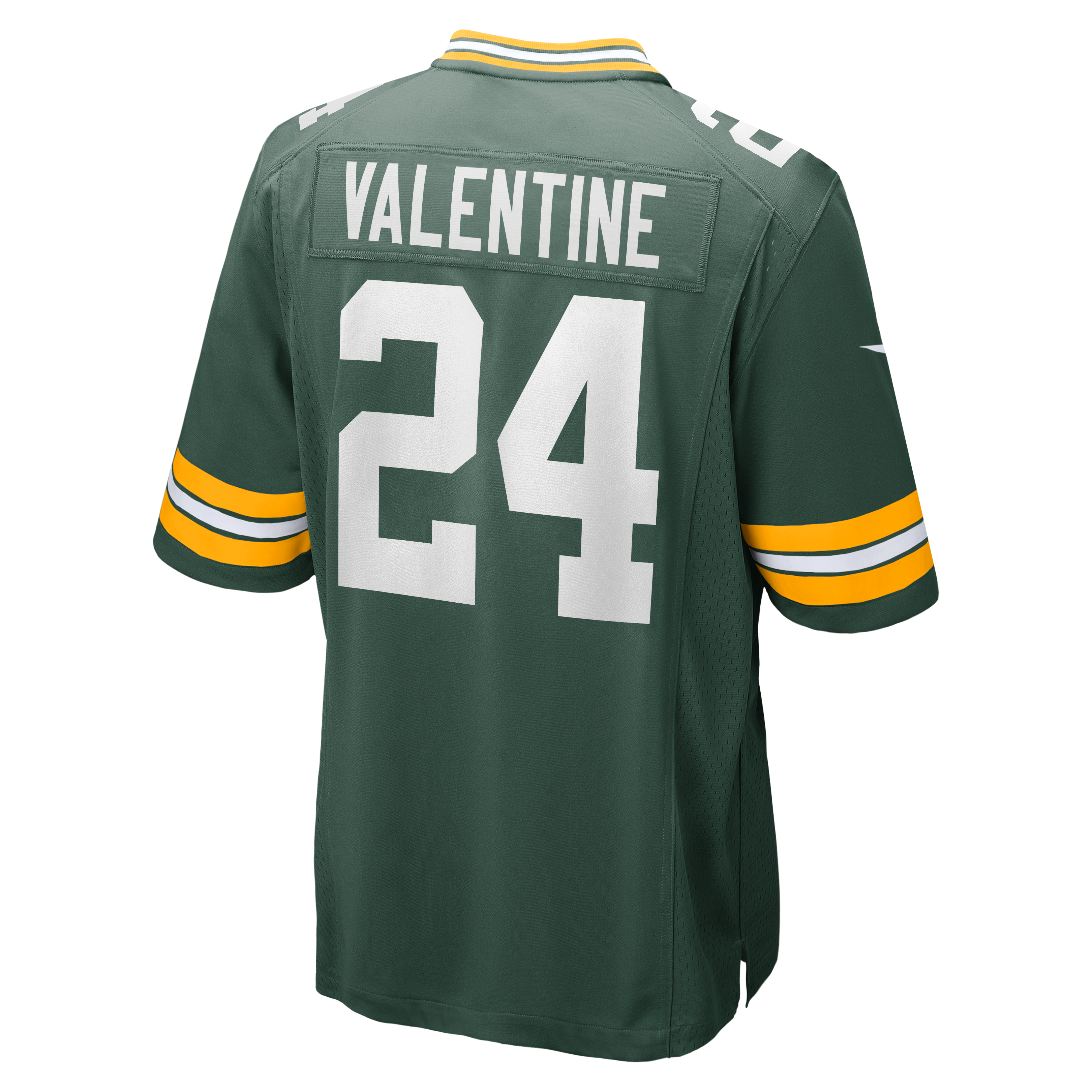 Carrington Valentine Green Bay Packers Game Jersey - Green - Image 4