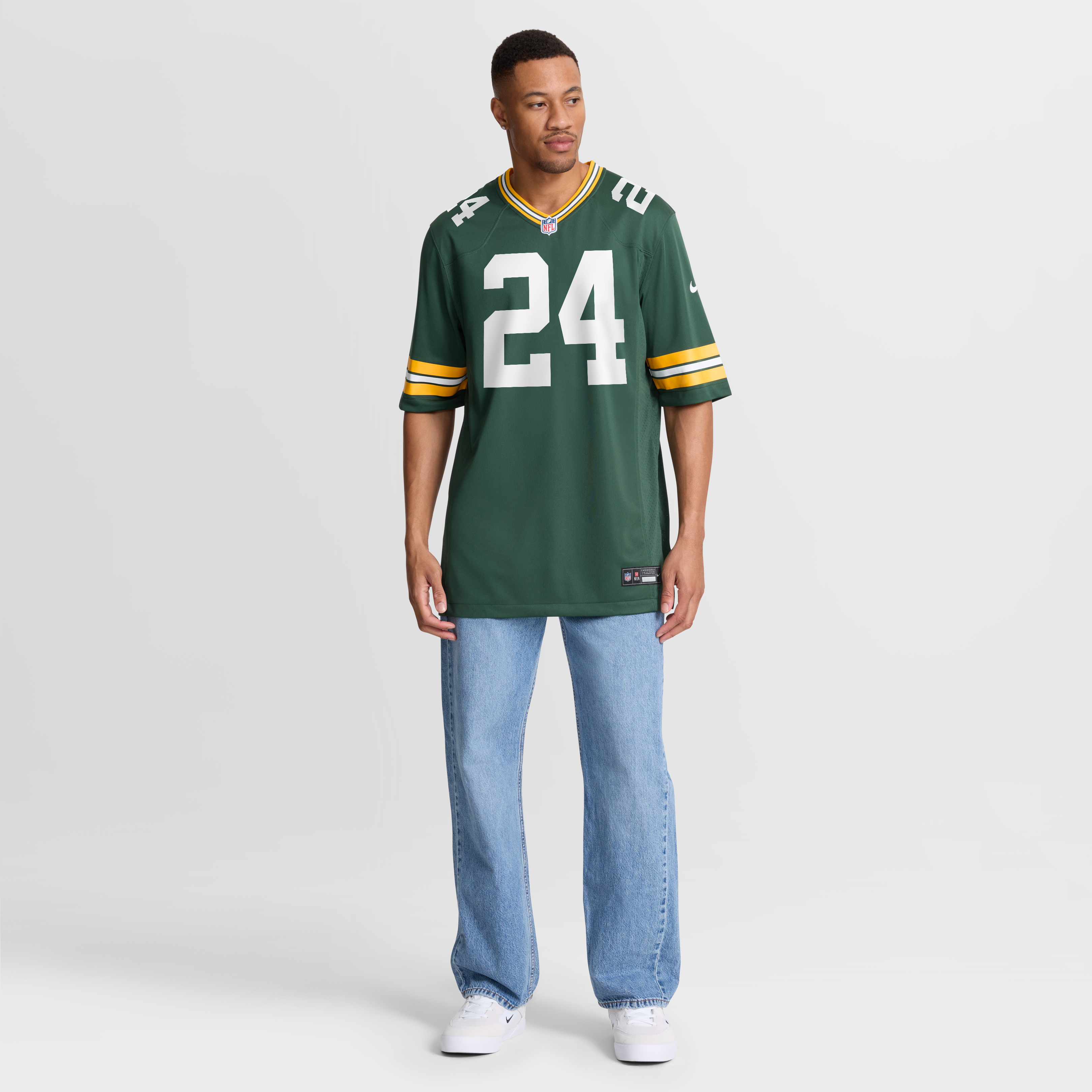 Carrington Valentine Green Bay Packers Game Jersey - Green - Image 8