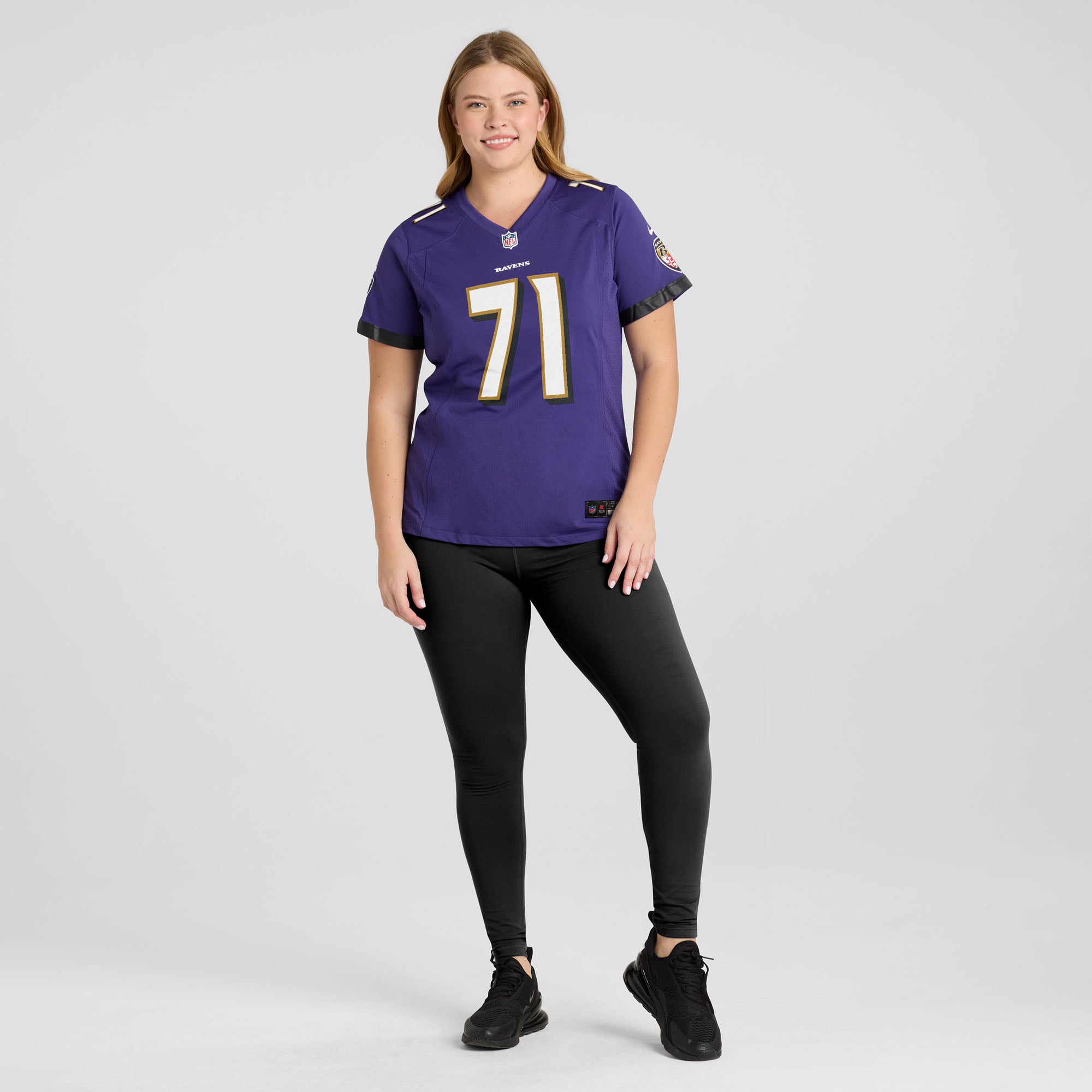 Carson Vinson Baltimore Ravens Women's Team Game Jersey - Purple - Image 7