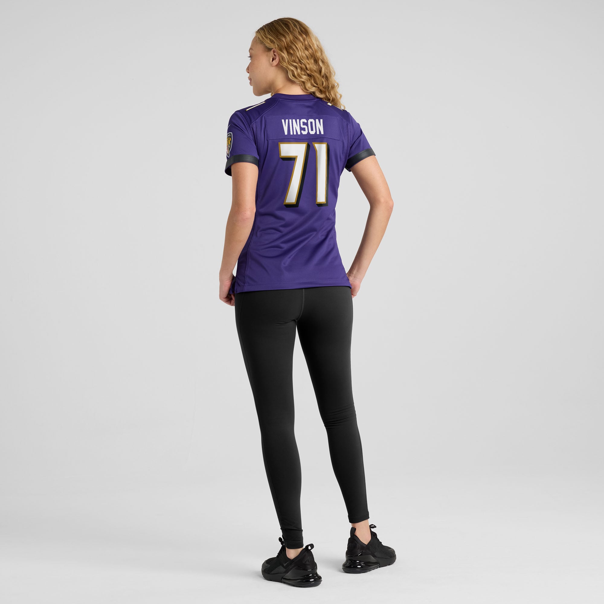 Carson Vinson Baltimore Ravens Women's Team Game Jersey - Purple - Image 6