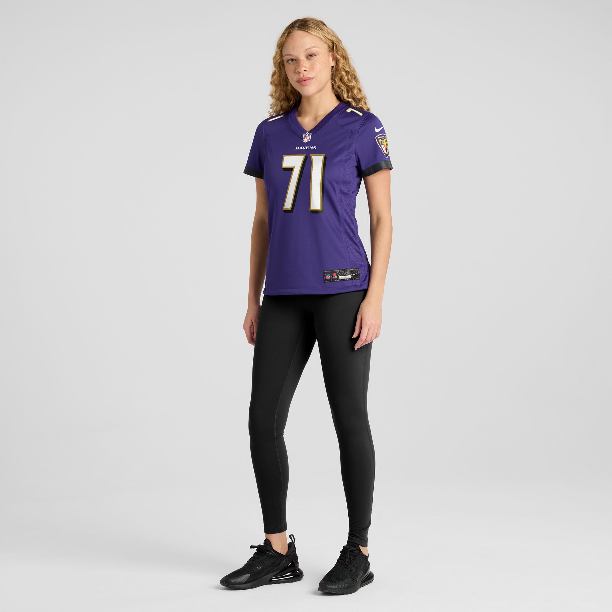 Carson Vinson Baltimore Ravens Women's Team Game Jersey - Purple - Image 5