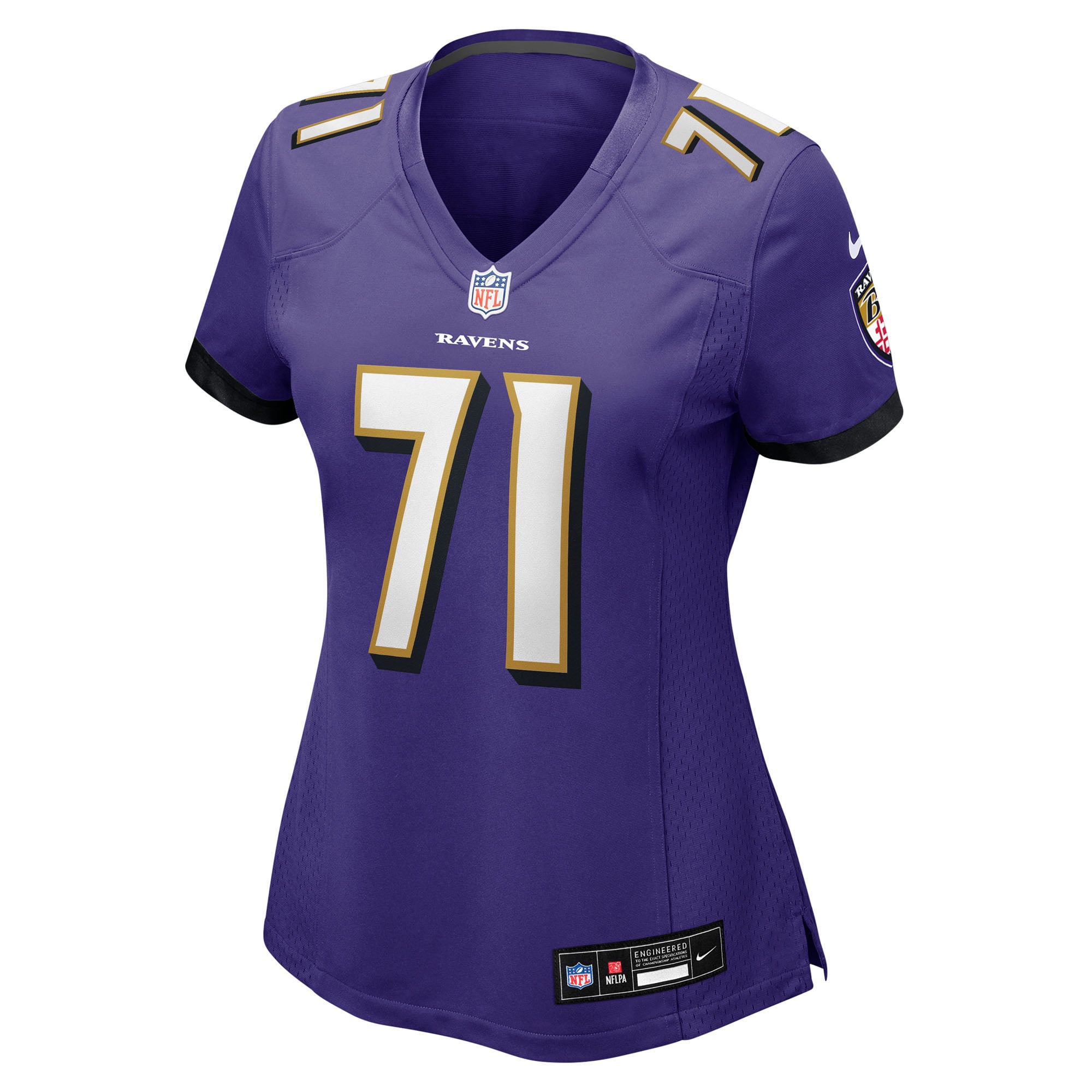 Carson Vinson Baltimore Ravens Women's Team Game Jersey - Purple - Image 3