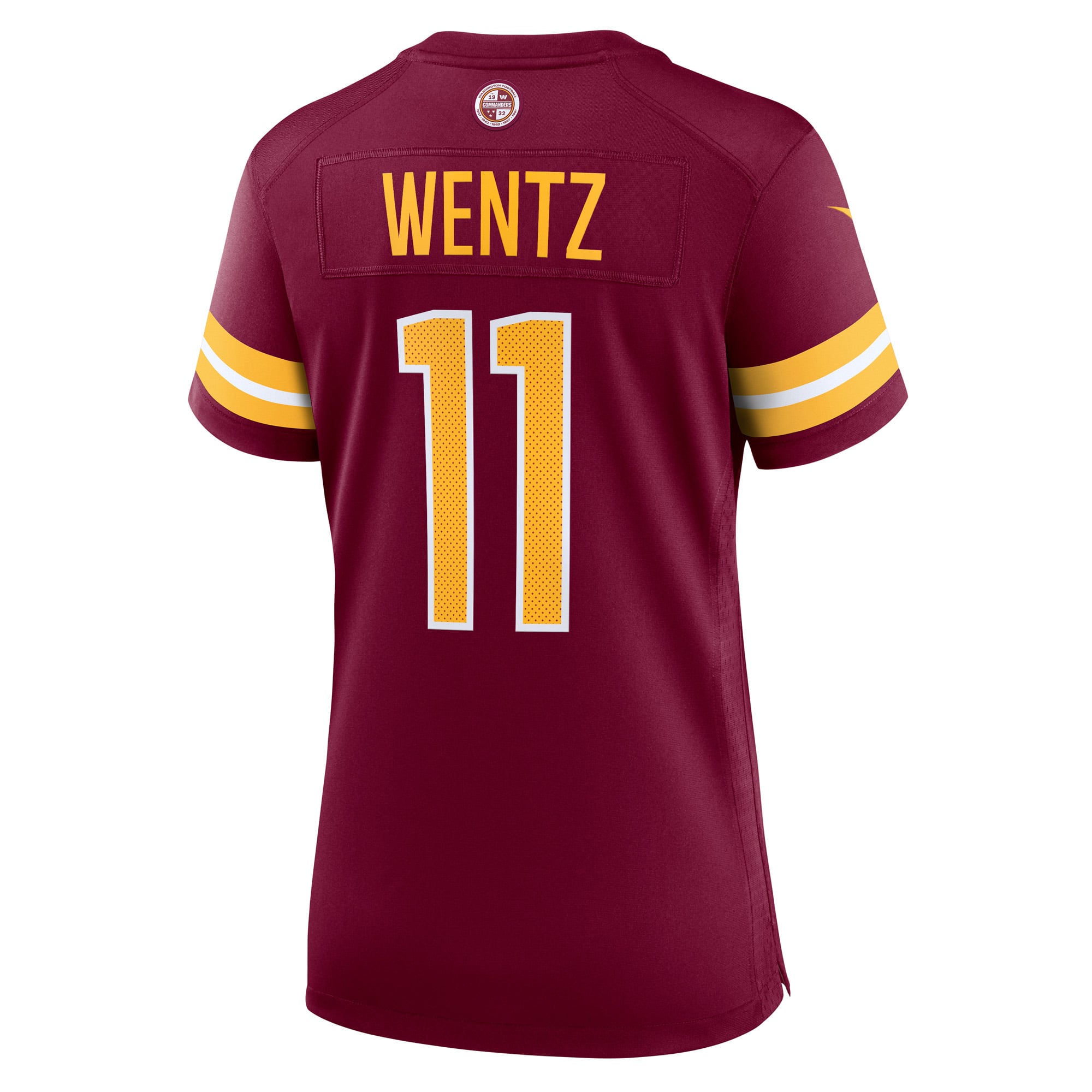 Carson Wentz Washington Commanders Women's Game Jersey - Burgundy - Image 4
