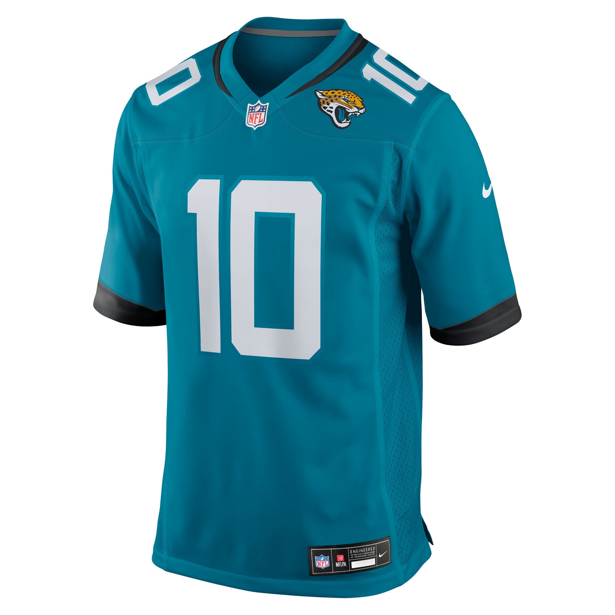 Carter Bradley Jacksonville Jaguars Team Game Jersey - Teal - Image 3