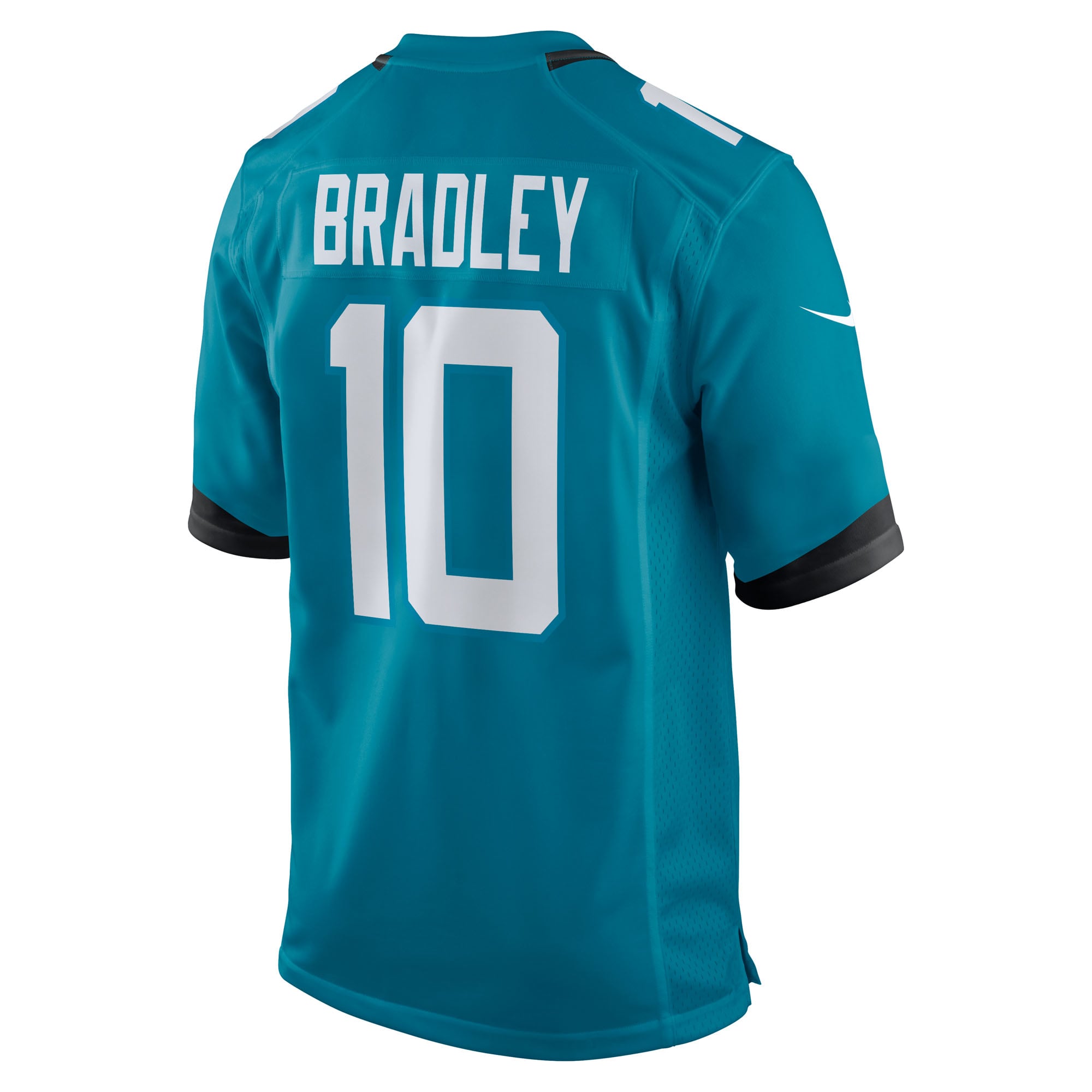 Carter Bradley Jacksonville Jaguars Team Game Jersey - Teal - Image 4