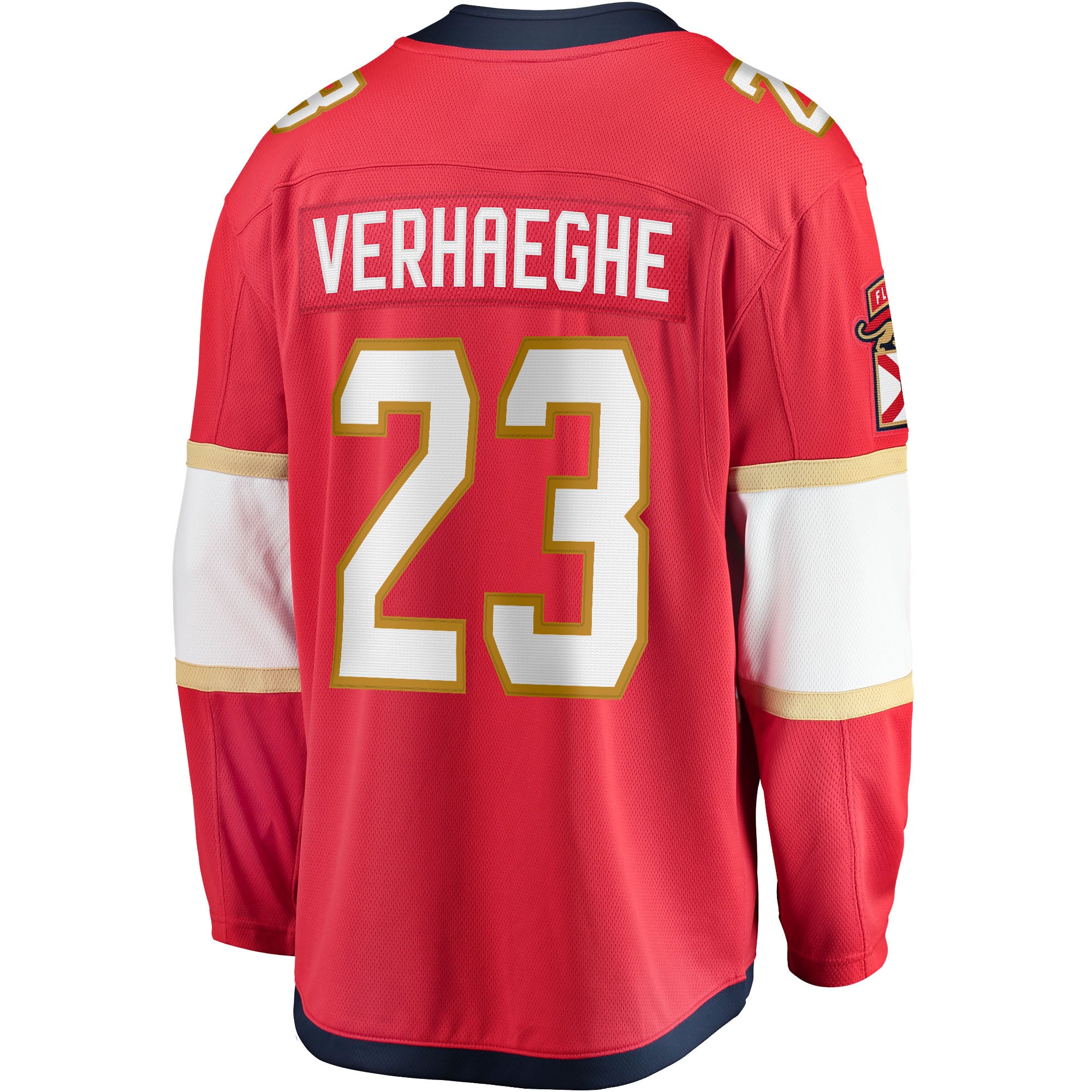 Carter Verhaeghe Florida Panthers Home Breakaway Jersey - Red - Image 4