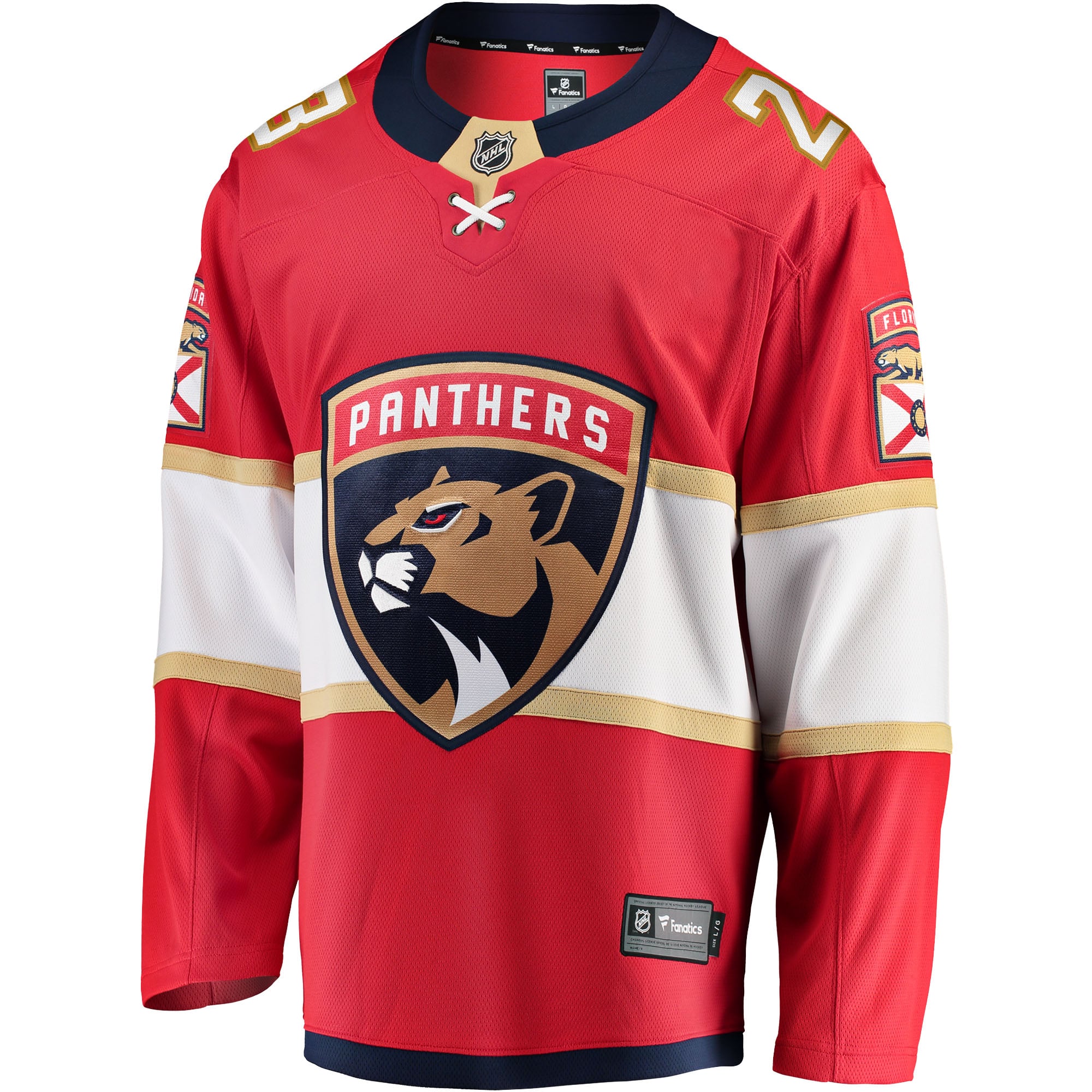 Carter Verhaeghe Florida Panthers Home Breakaway Jersey - Red - Image 3