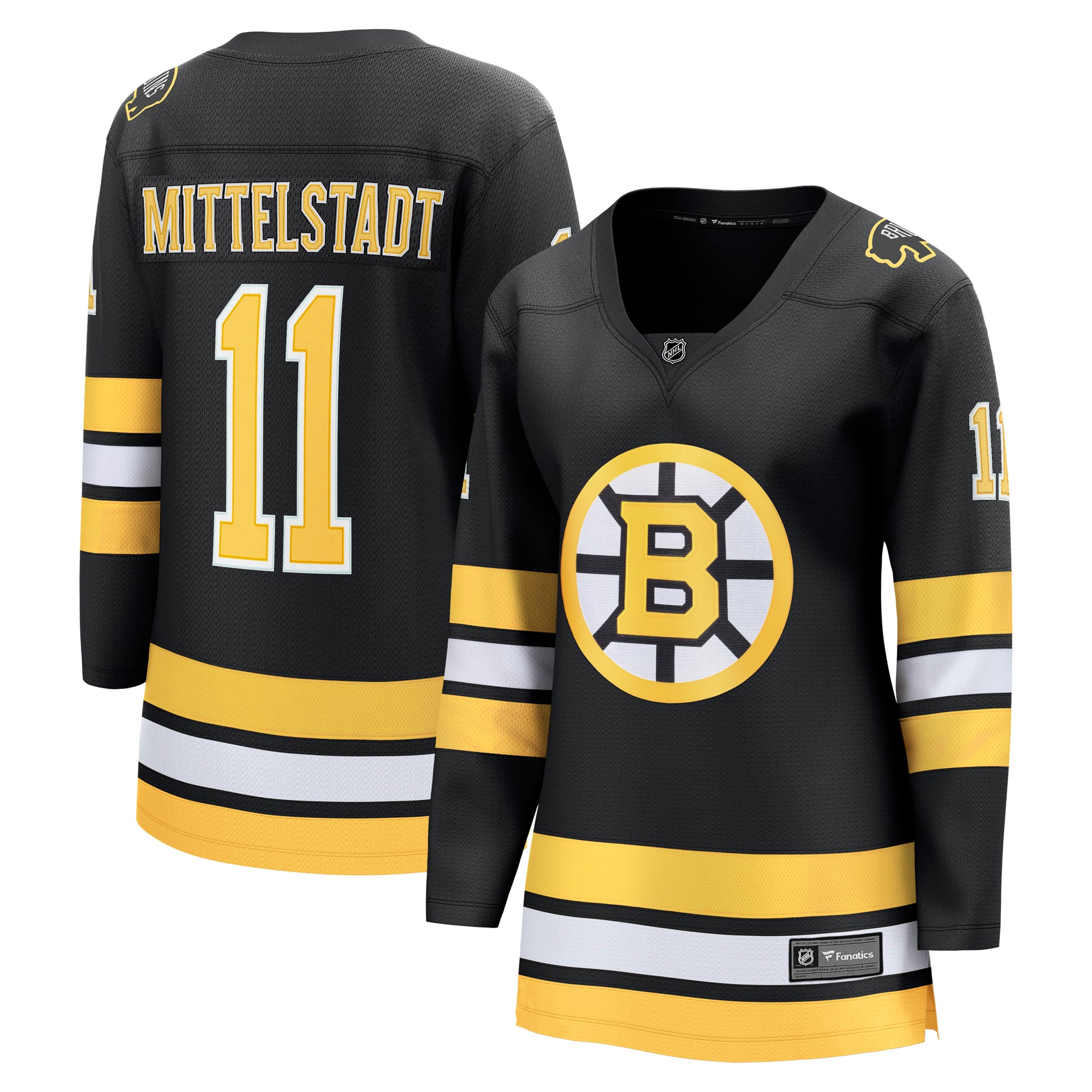 Casey Mittelstadt Boston Bruins Women's Home Breakaway Player Jersey - Black