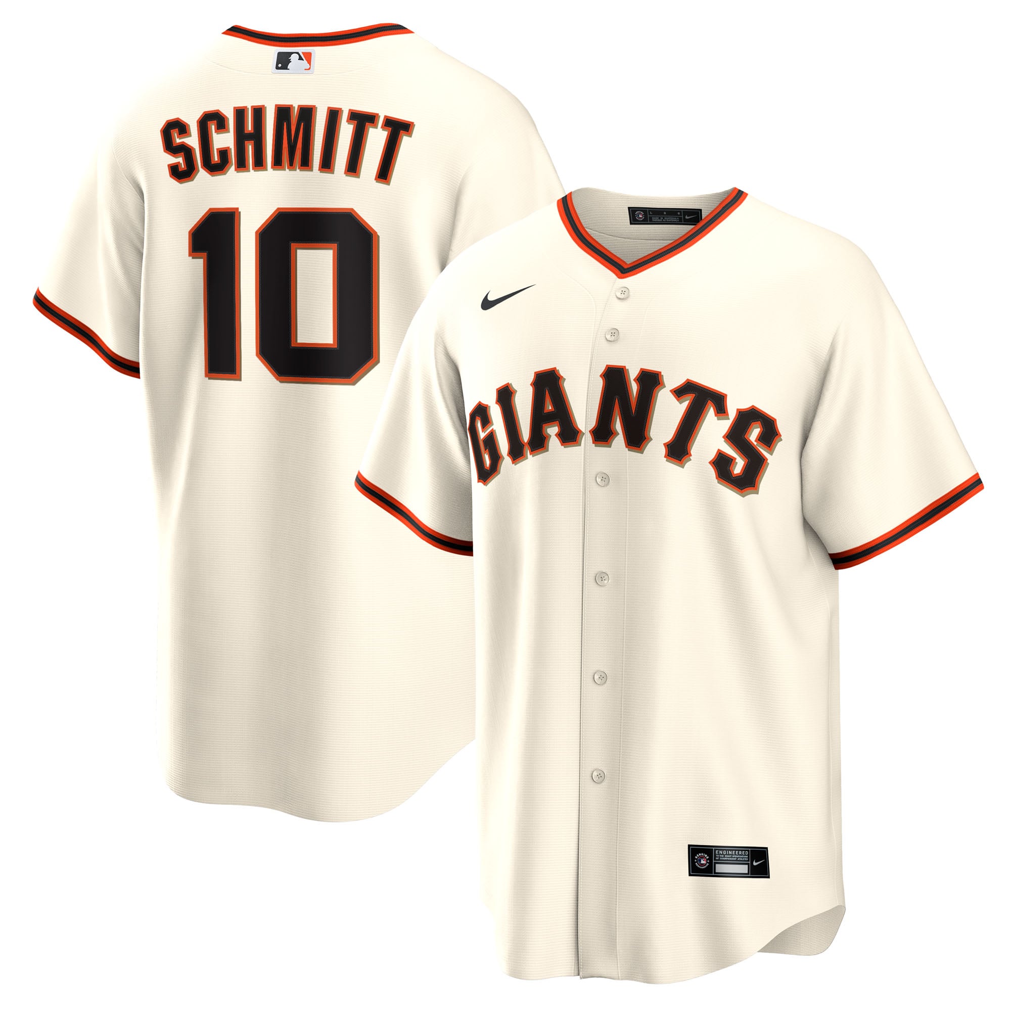 Casey Schmitt San Francisco Giants Home Jersey - Cream - Image 2