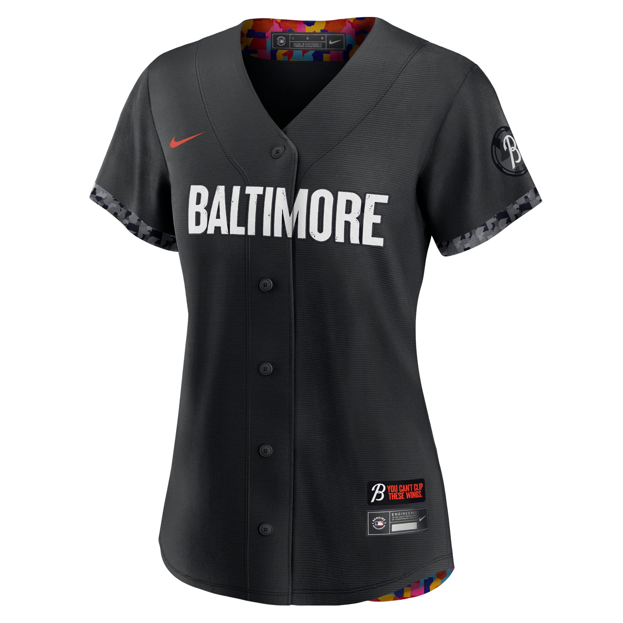 Cedric Mullins Baltimore Orioles Women's City Connect Player Jersey - Black - Image 3