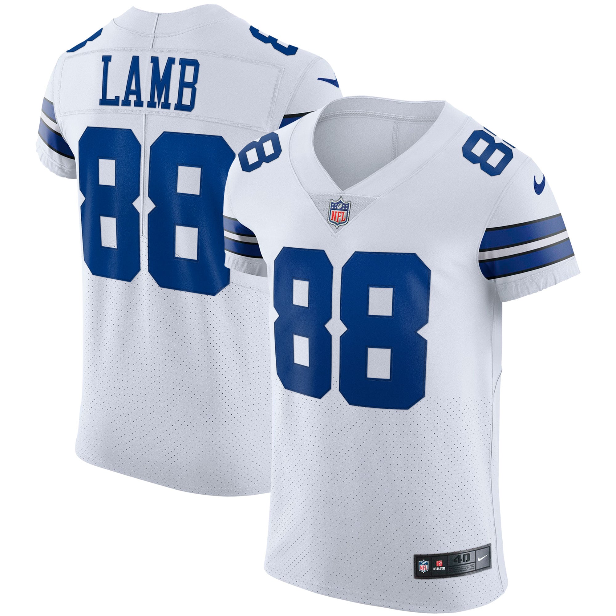 CeeDee Lamb Dallas Cowboys Alternate Vapor Elite Jersey - White - Image 2