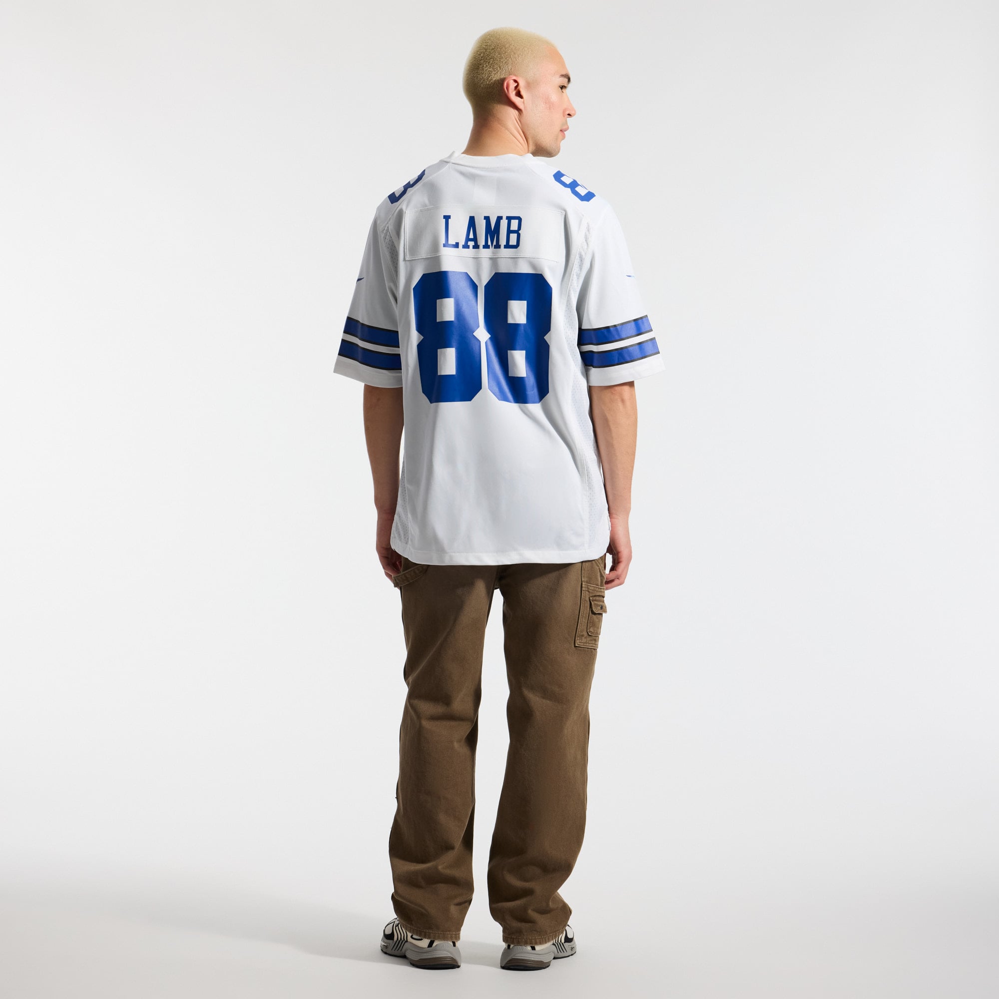 CeeDee Lamb Dallas Cowboys Game Jersey - White - Image 7