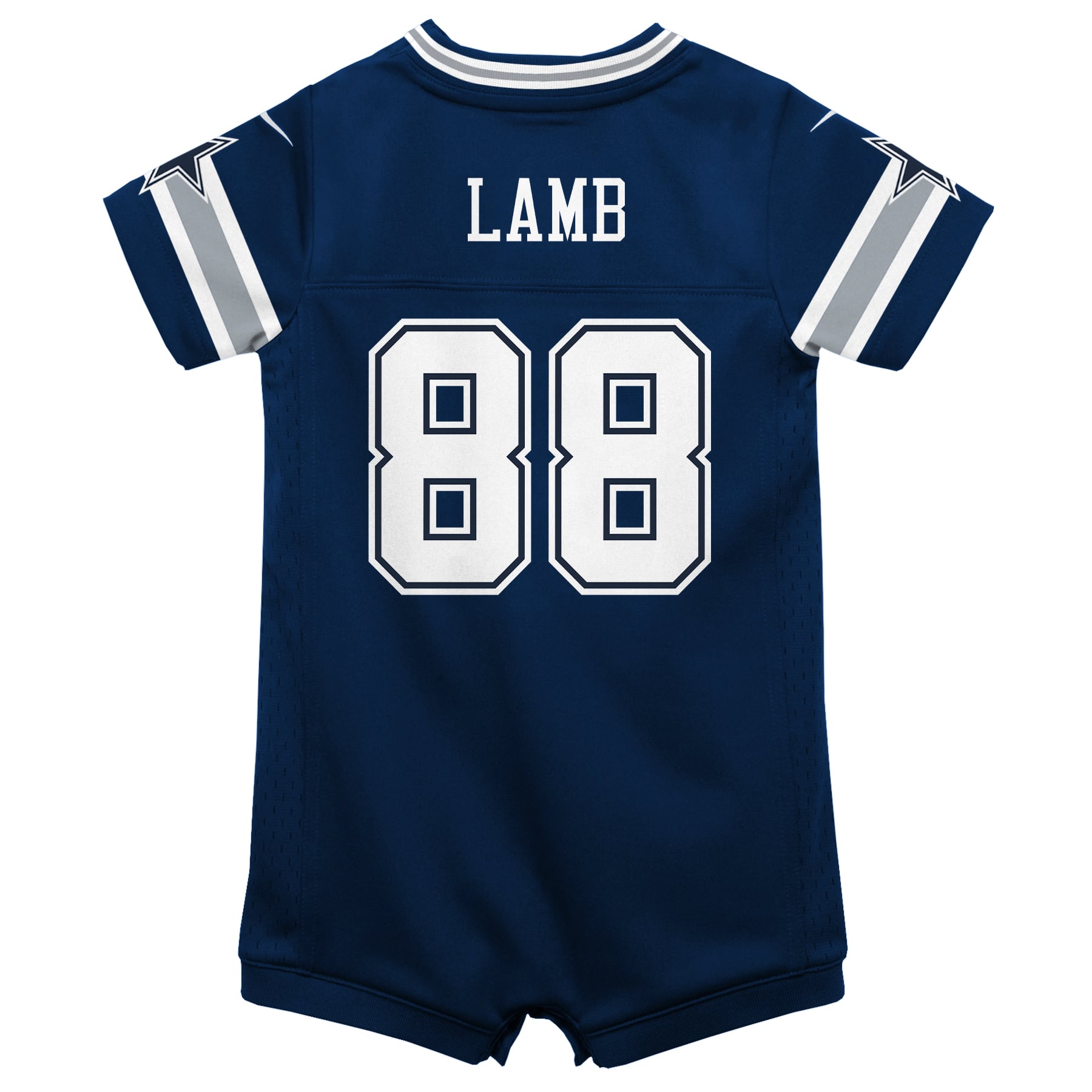CeeDee Lamb Dallas Cowboys Infant Game Jersey Romper - Navy - Image 4