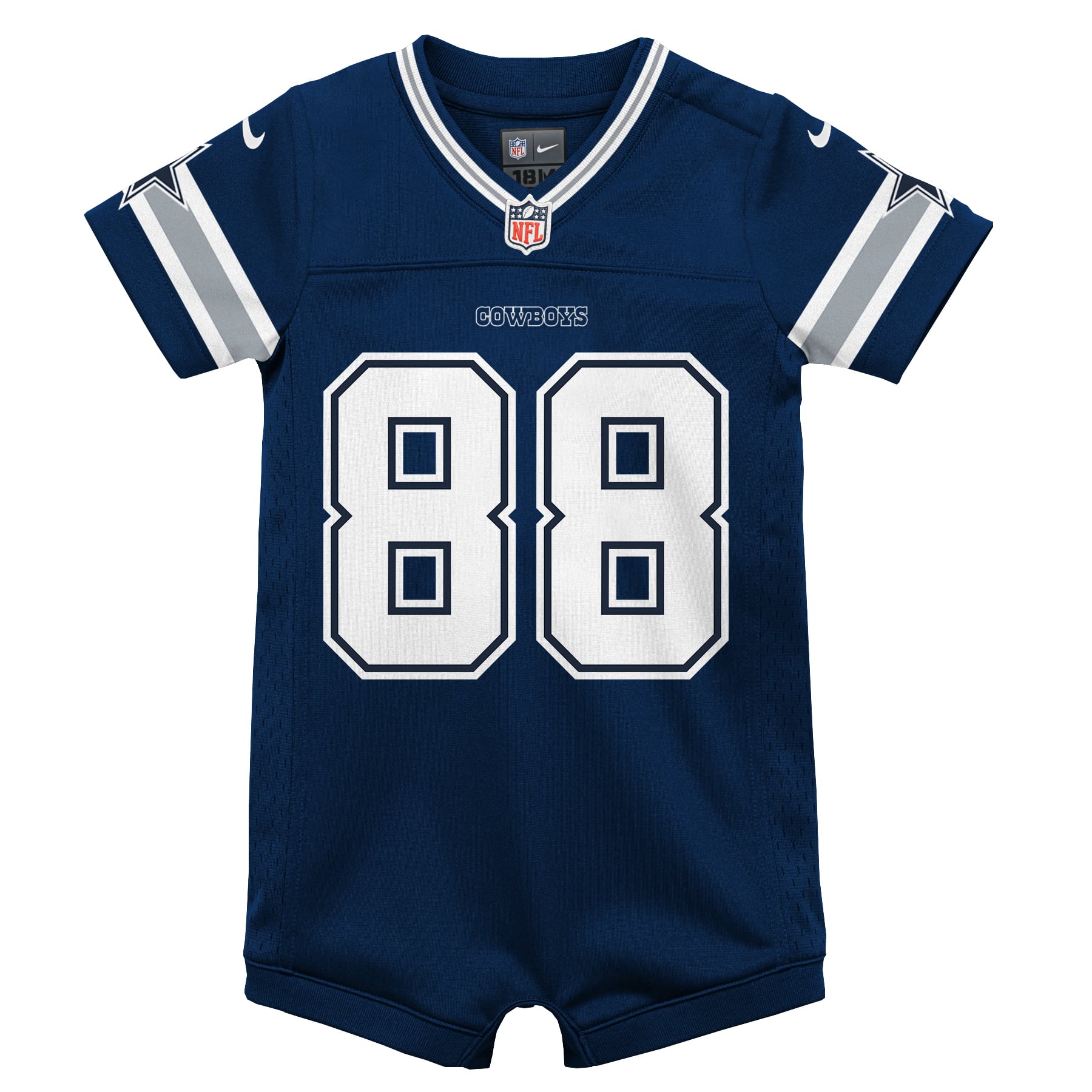 CeeDee Lamb Dallas Cowboys Infant Game Jersey Romper - Navy - Image 3