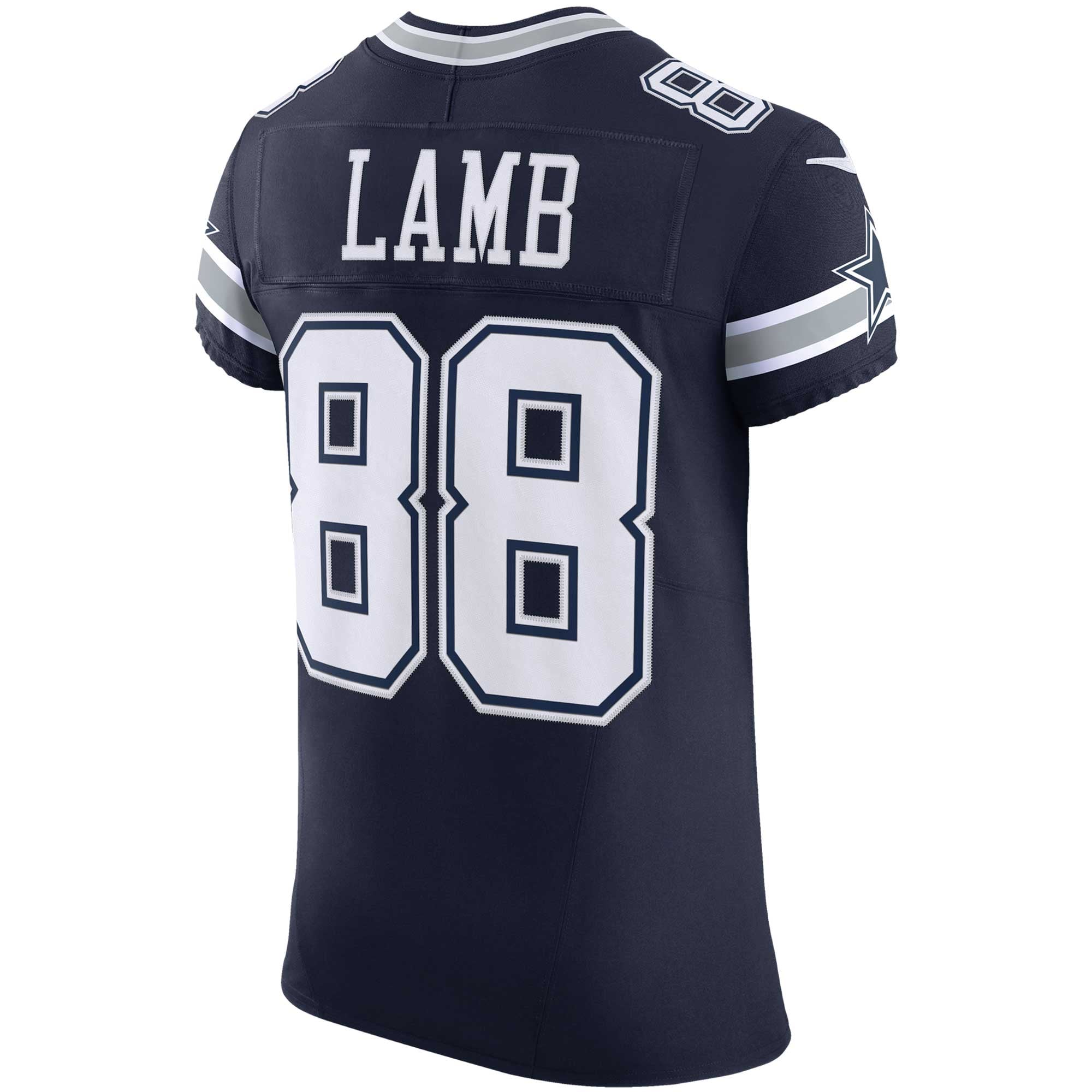 CeeDee Lamb Dallas Cowboys Team Vapor F.U.S.E. Elite Jersey - Navy - Image 4