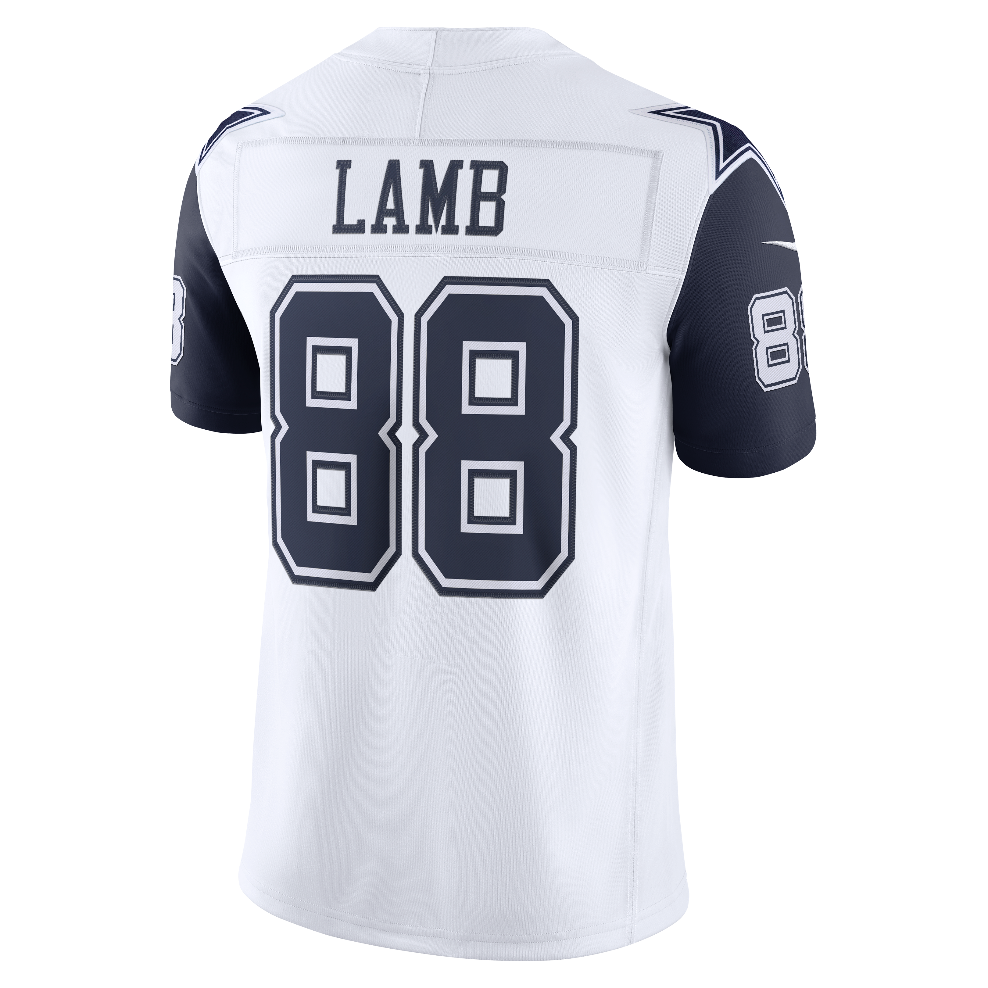 CeeDee Lamb Dallas Cowboys Team Vapor F.U.S.E. Stitched Limited Jersey - White - Image 4