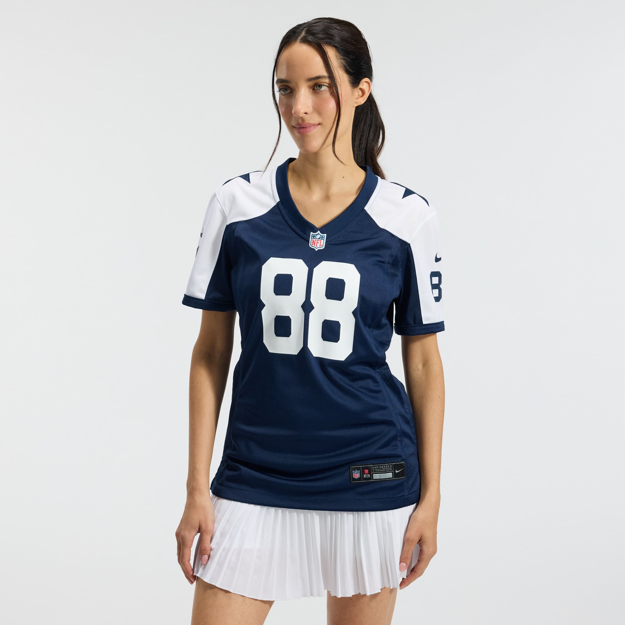 CeeDee Lamb Dallas Cowboys Women's Alternate Game Team Jersey - Navy - Image 4