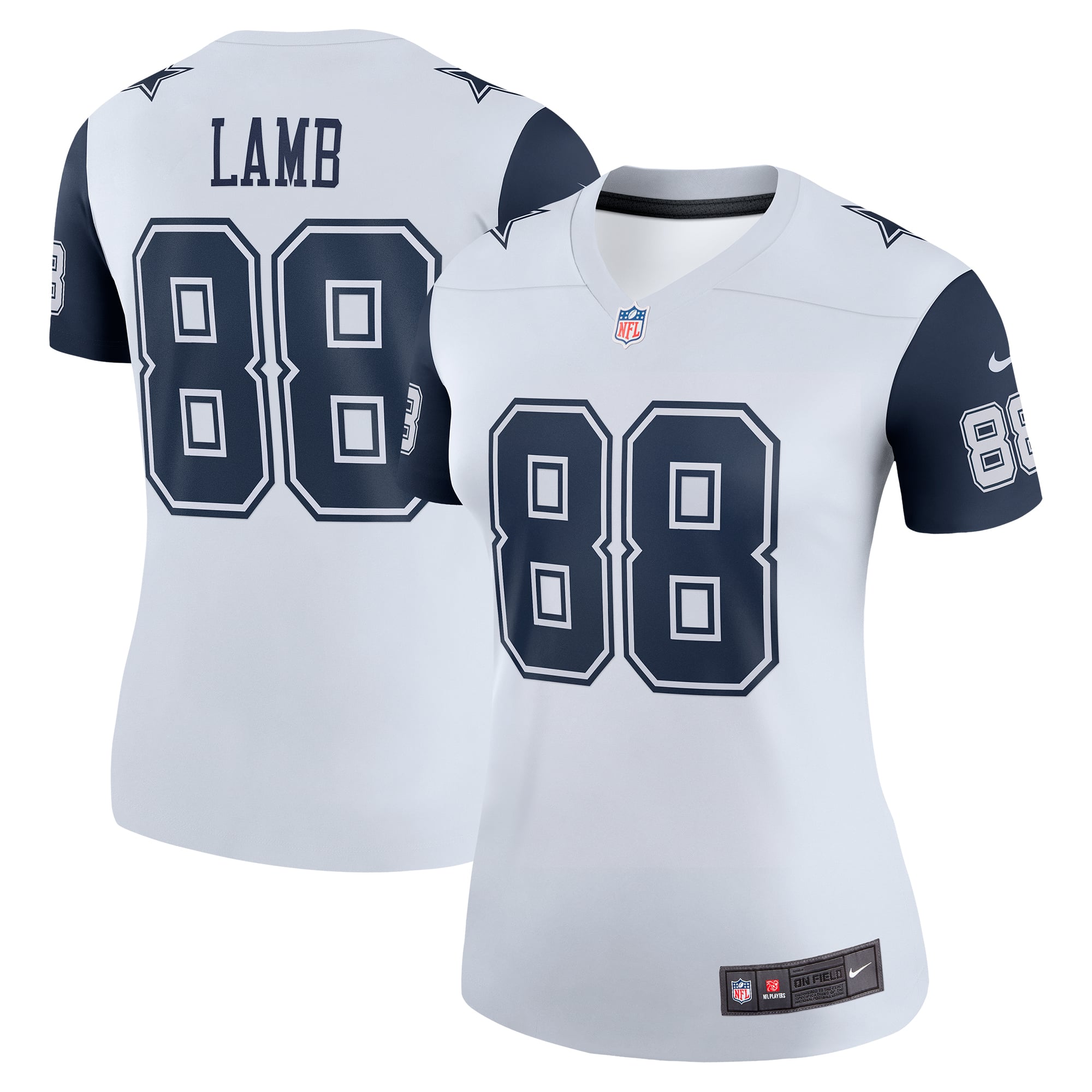 CeeDee Lamb Dallas Cowboys Women's Legend Player Performance Top - White - White