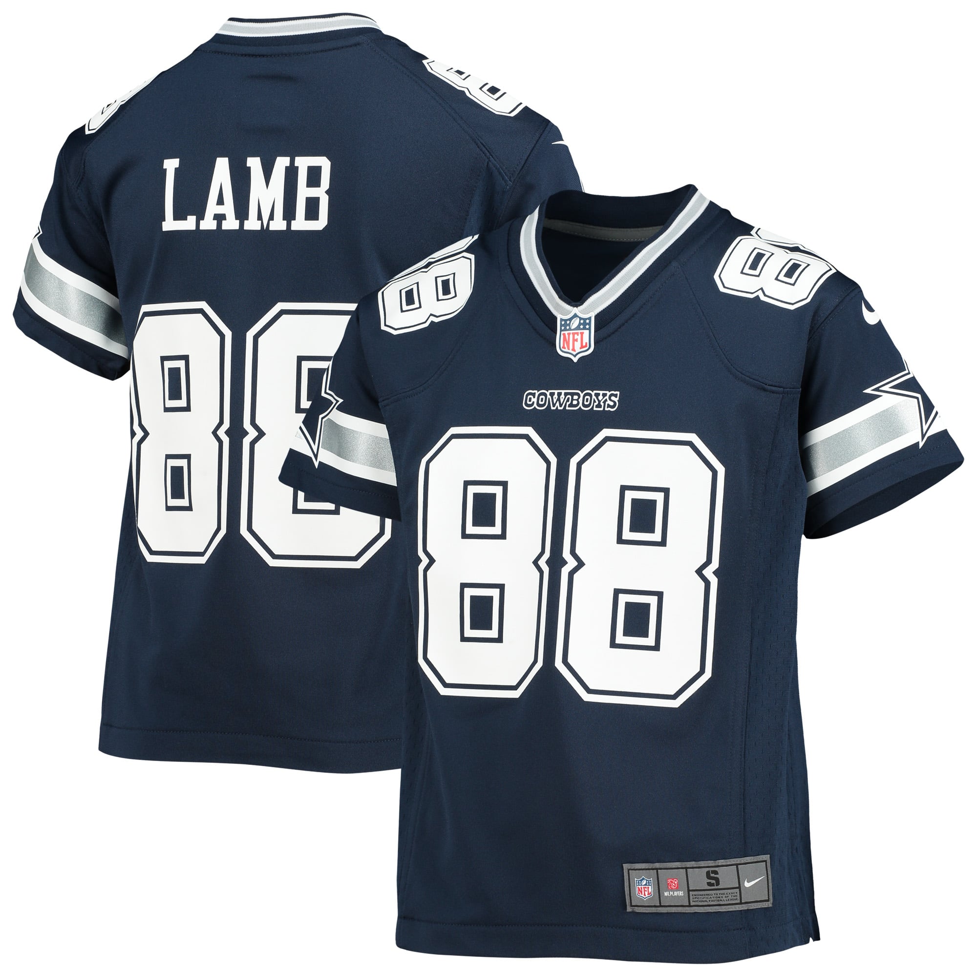 CeeDee Lamb Dallas Cowboys Youth Alternate Game Jersey - Navy