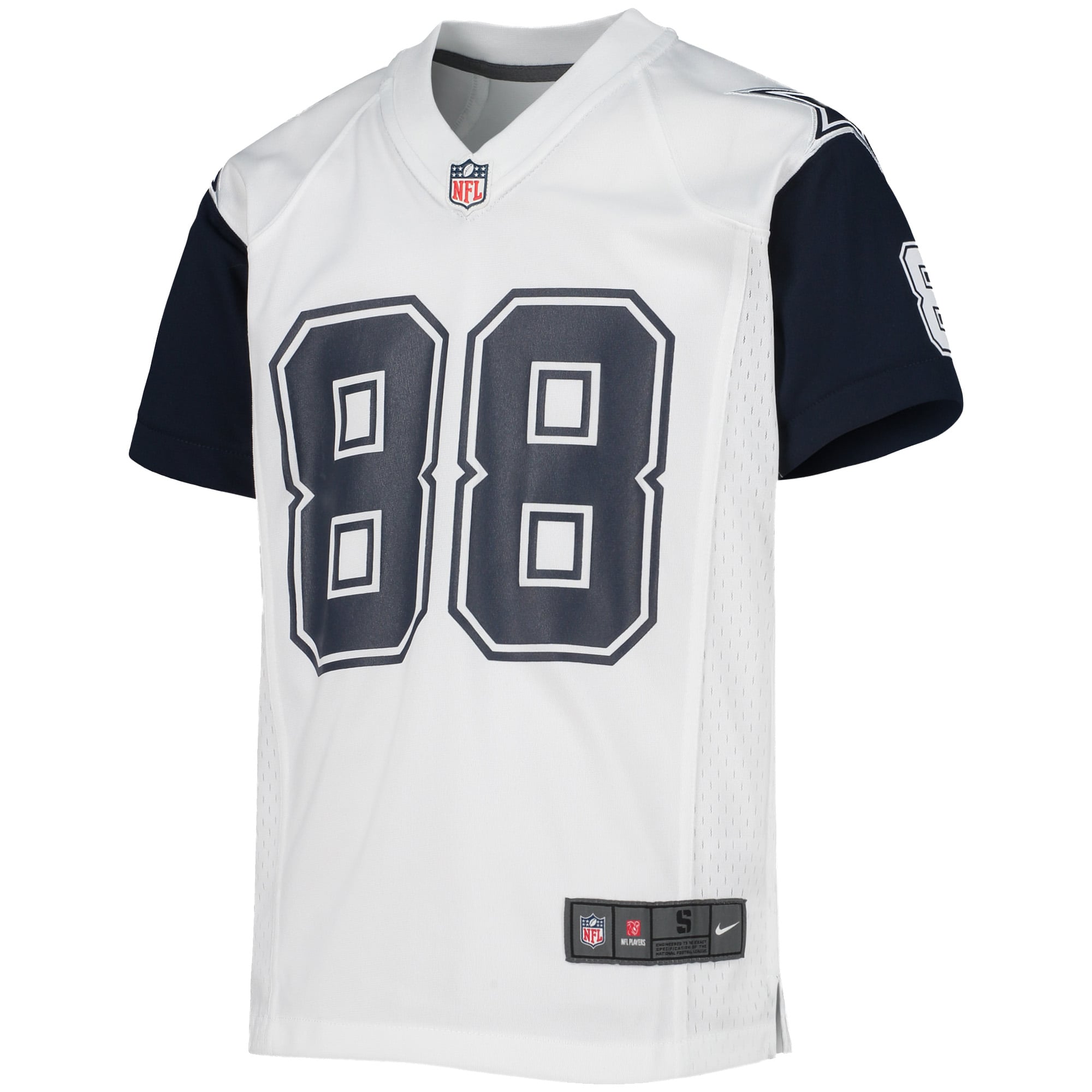 CeeDee Lamb Dallas Cowboys Youth Player Game Jersey - White - Image 3
