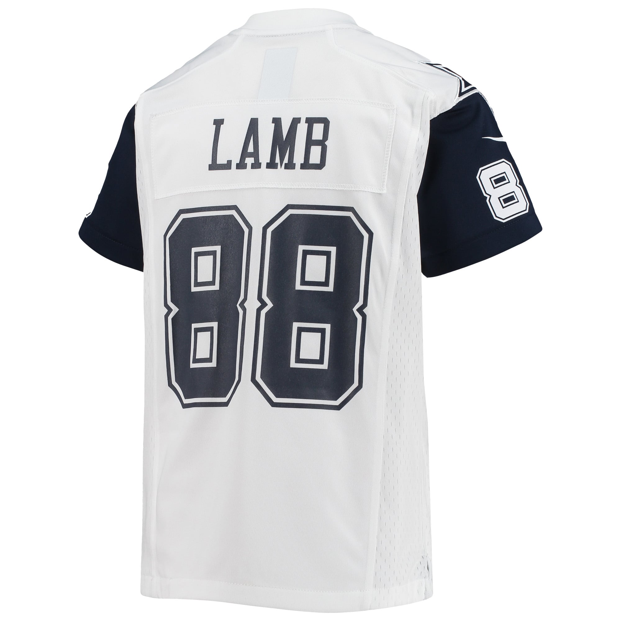 CeeDee Lamb Dallas Cowboys Youth Player Game Jersey - White - Image 4