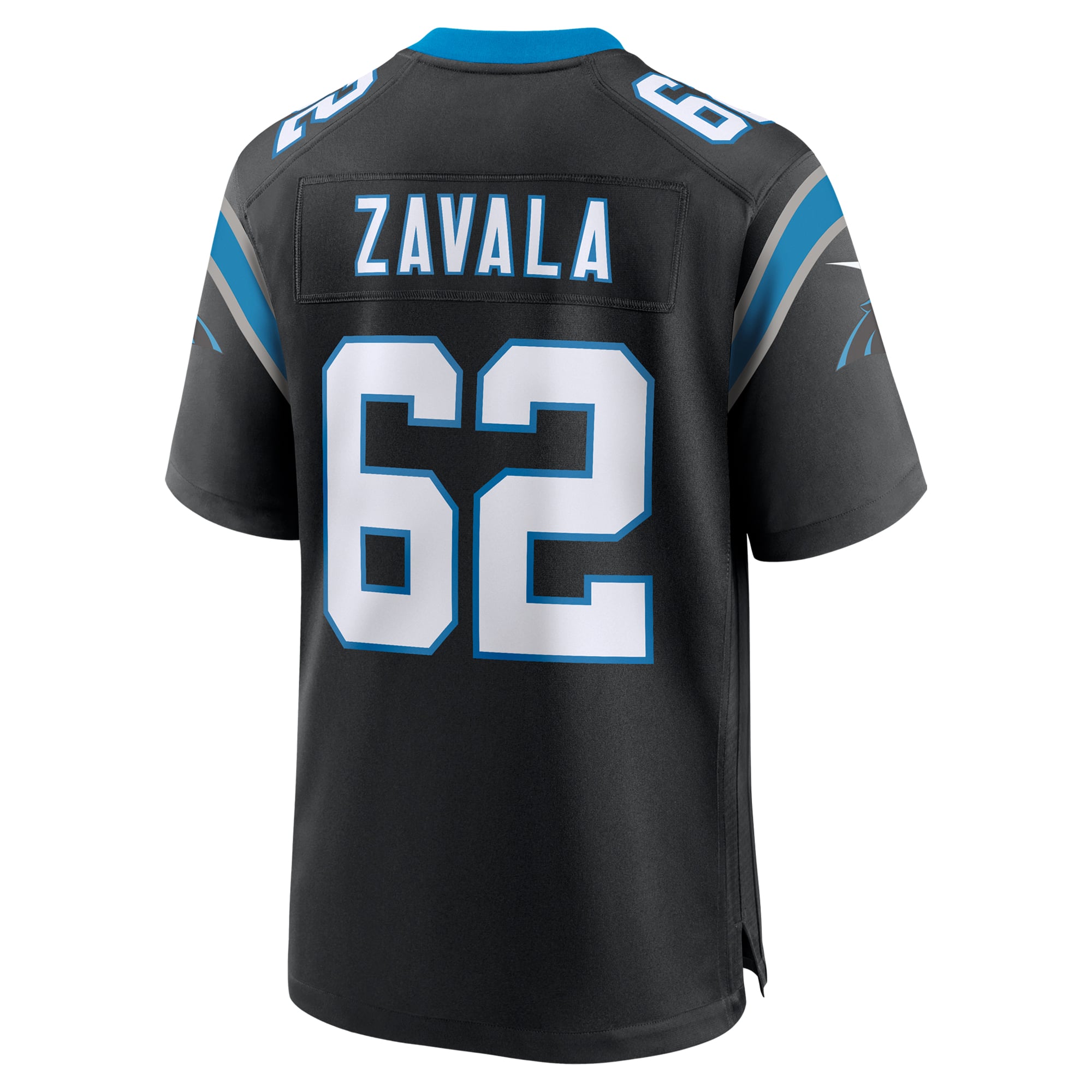 Chandler Zavala Carolina Panthers Game Jersey - Black - Image 4