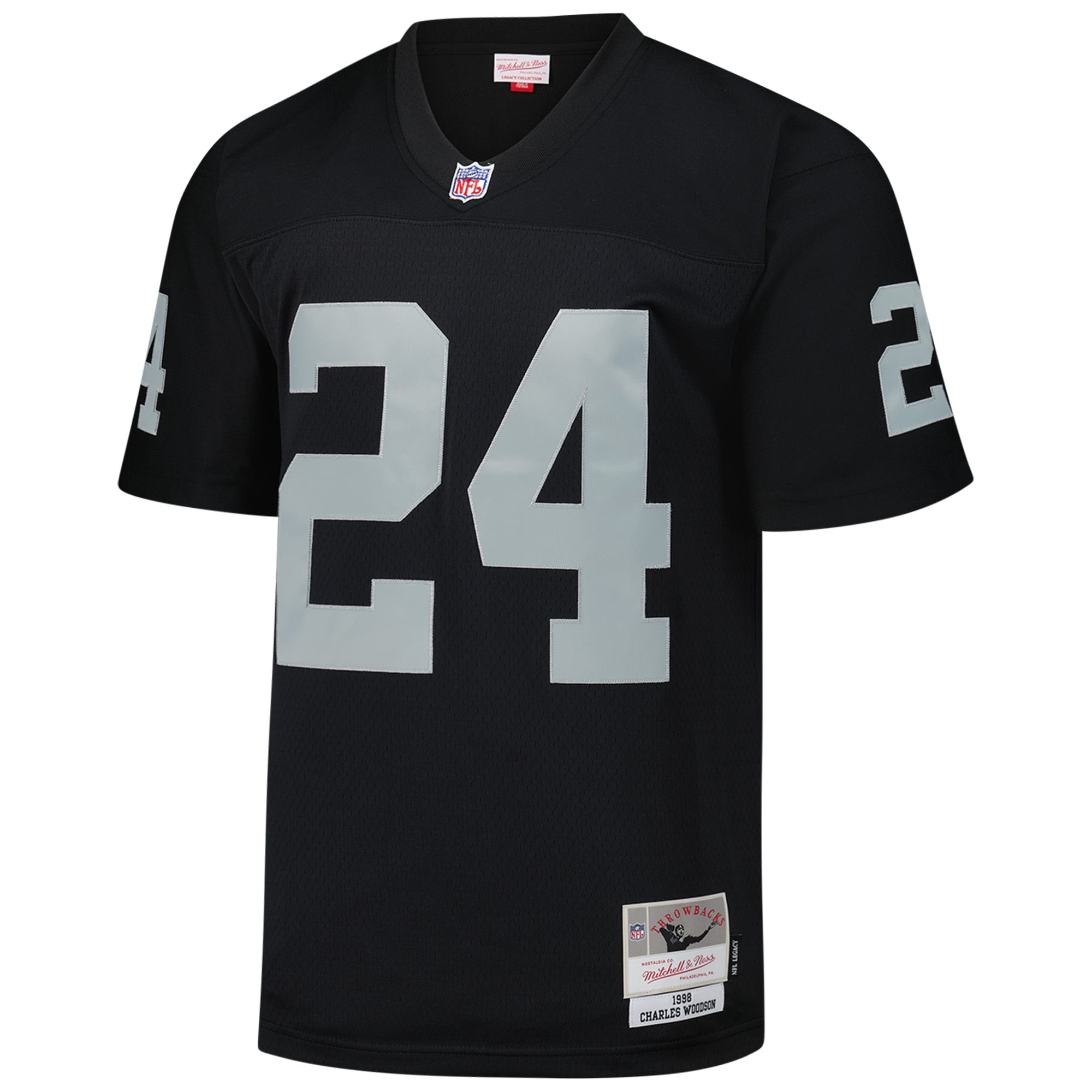 Charles Woodson Las Vegas Raiders Legacy Jersey - Black - Image 3