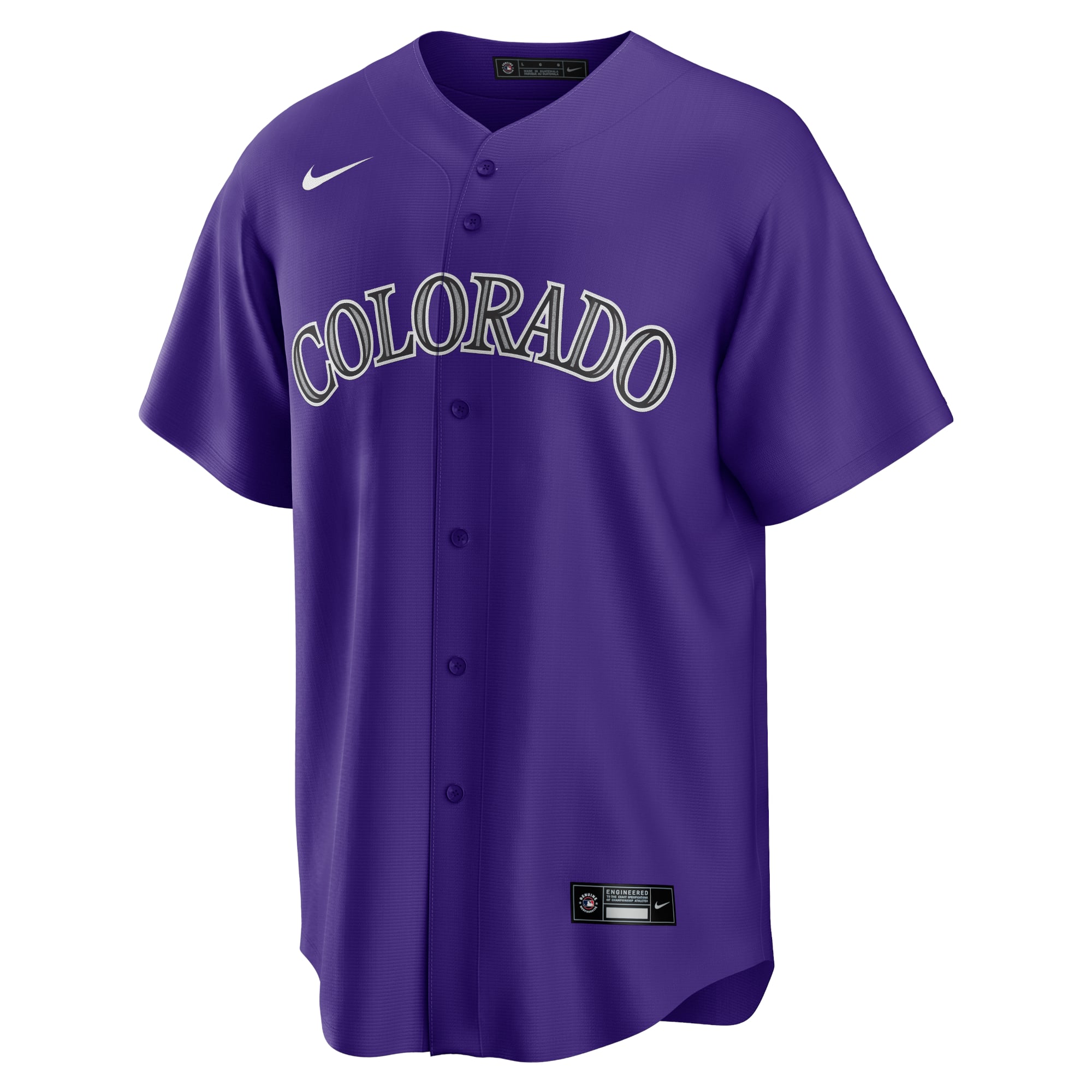 Charlie Blackmon Colorado Rockies Home Player Name Jersey - Purple - Image 3