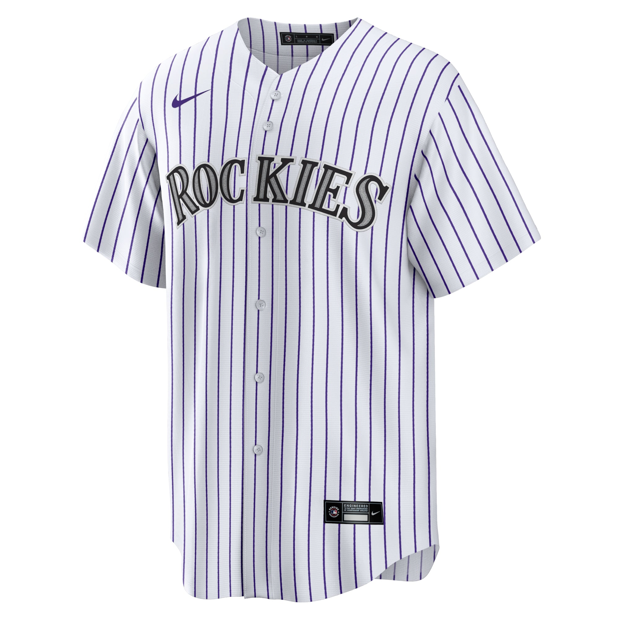 Charlie Blackmon Colorado Rockies Home Player Name Jersey - White - Image 3