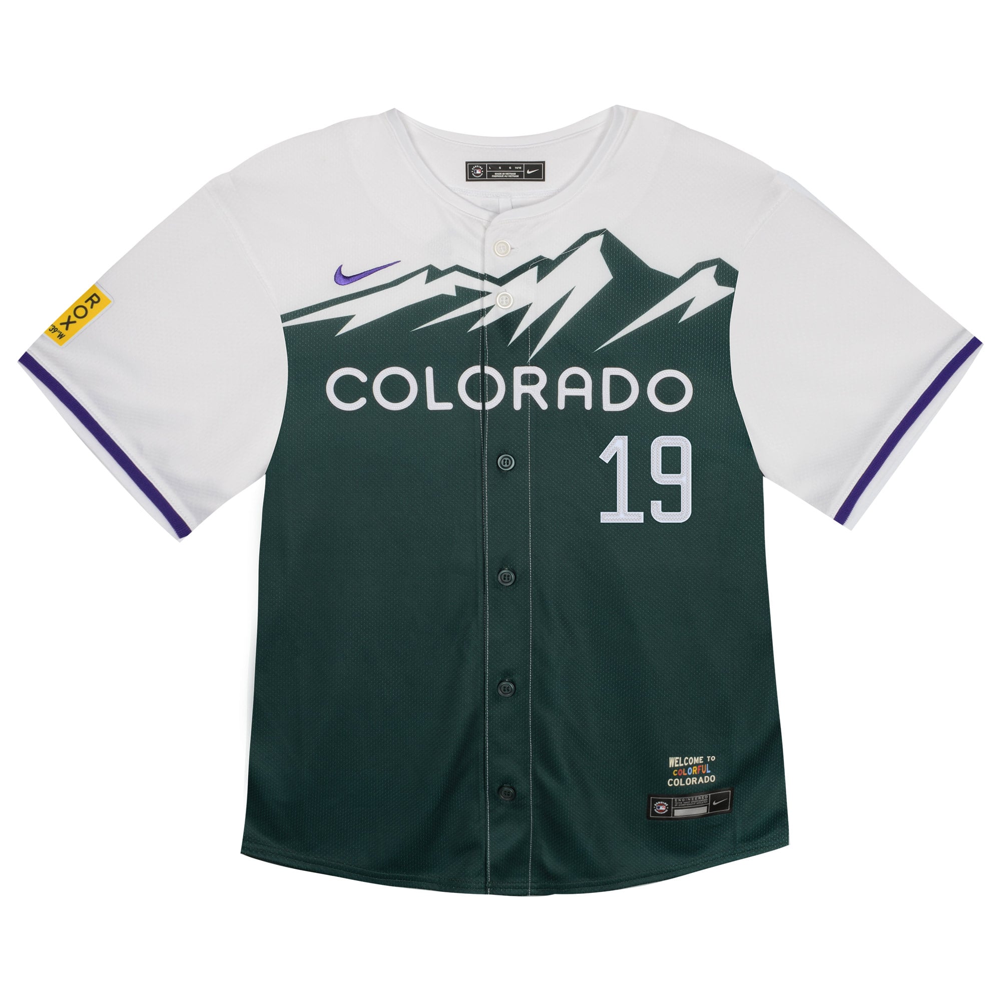Charlie Blackmon Colorado Rockies Toddler City Connect Limited Player Jersey - Green - Image 3