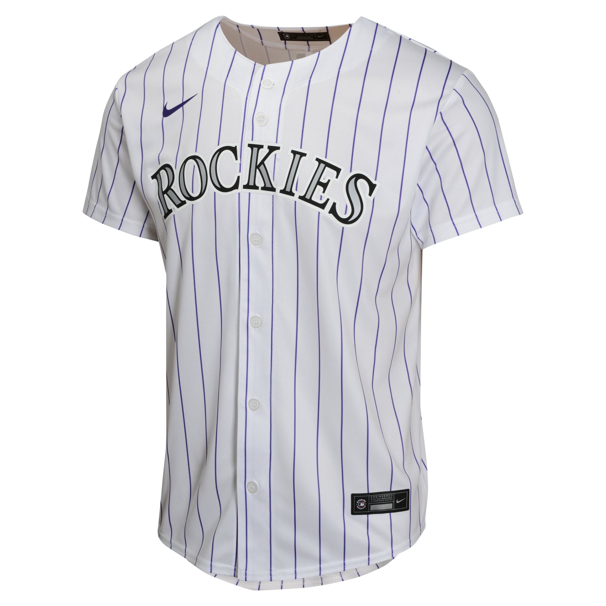 Charlie Blackmon Colorado Rockies Youth Home Game Player Jersey - White - Image 3