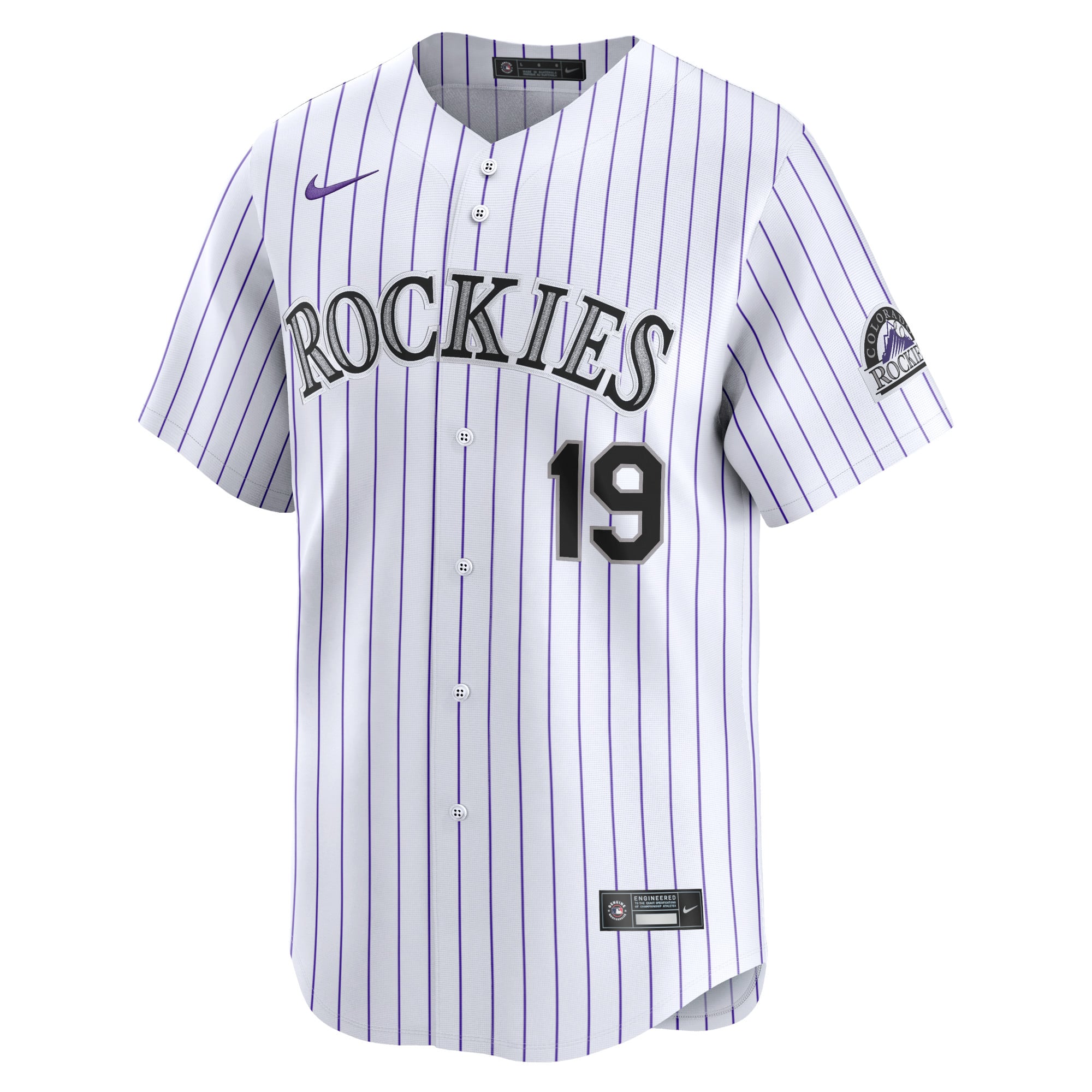 Charlie Blackmon Colorado Rockies Youth Home Limited Player Jersey - White - Image 3